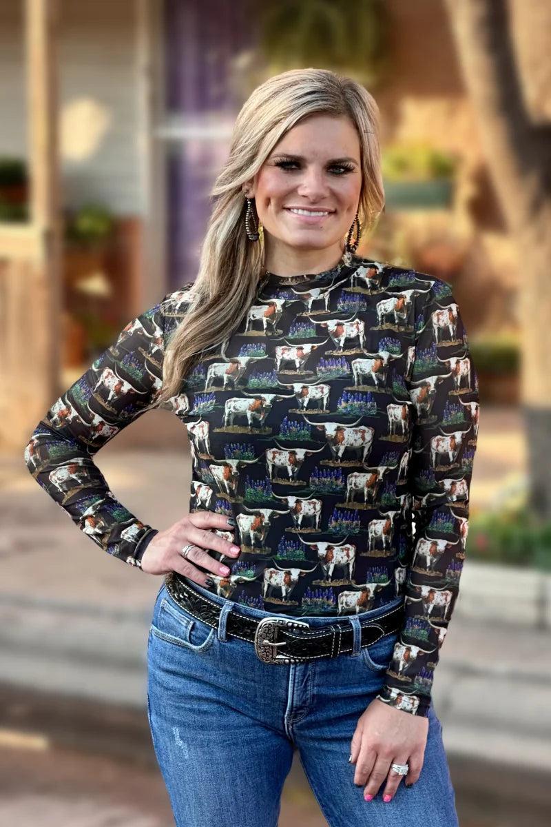 Sterling Kreek Somewhere In Texas Mesh Top Product Image