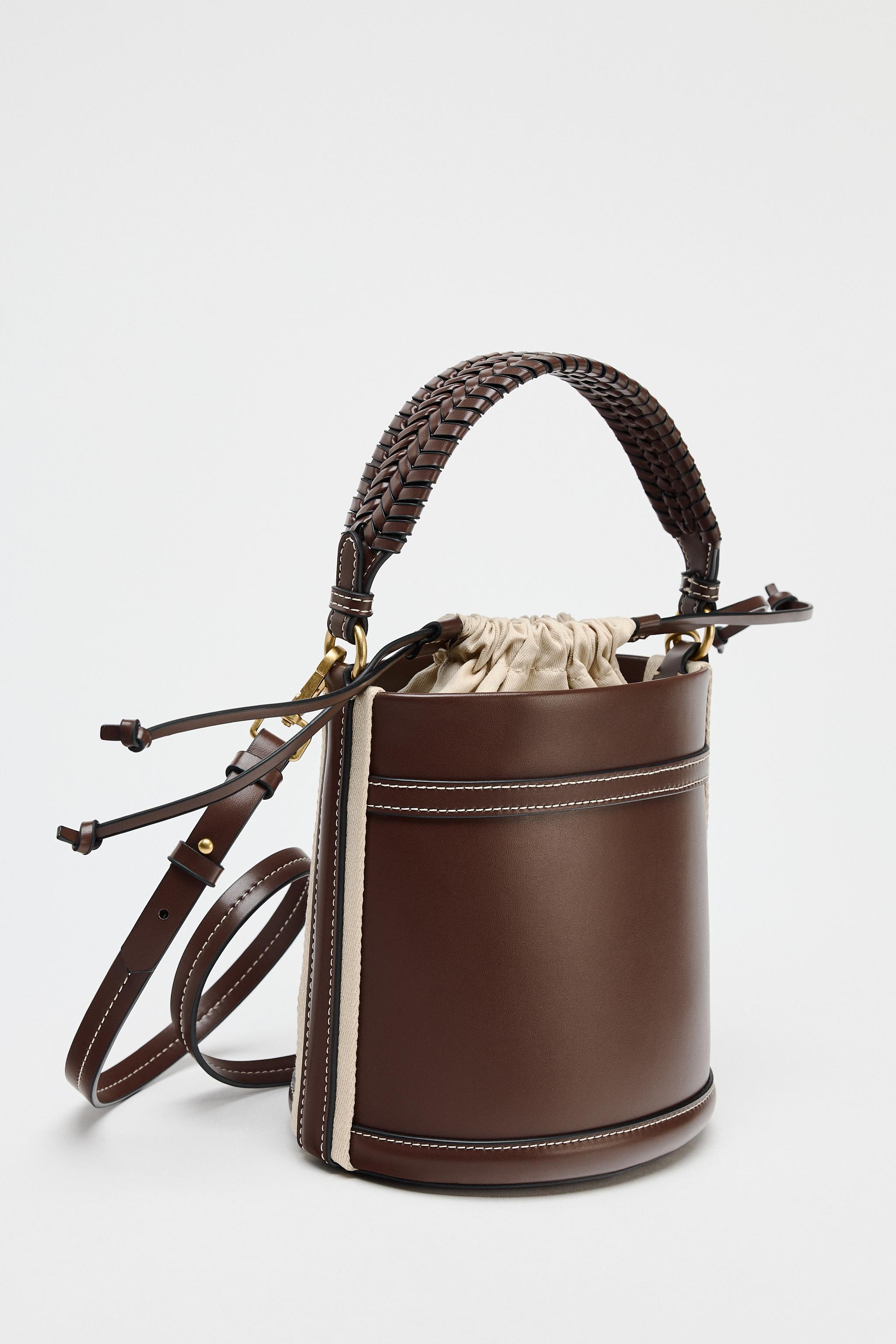 DOUBLE STRAP BUCKET BAG Product Image