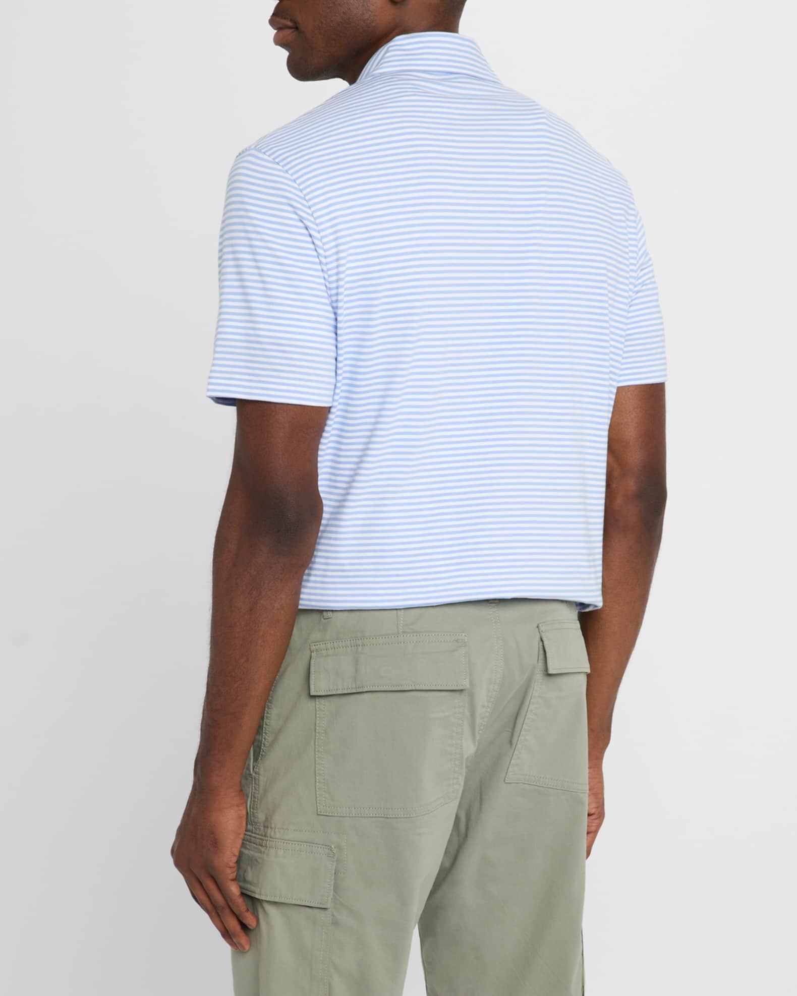 Mens Standard-Fit Lisle Polo Shirt Product Image