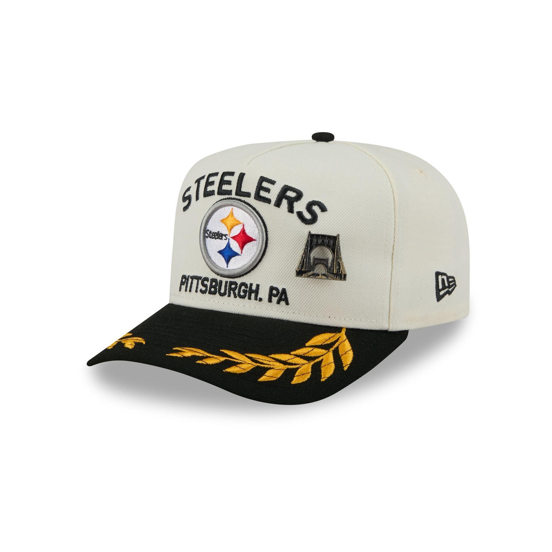 Pittsburgh Steelers 2025 Draft Black 59FIFTY A-Frame Fitted Hat Male Product Image