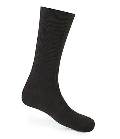 Johnston  Murphy Cotton-Blend Ribbed Dress Socks Product Image