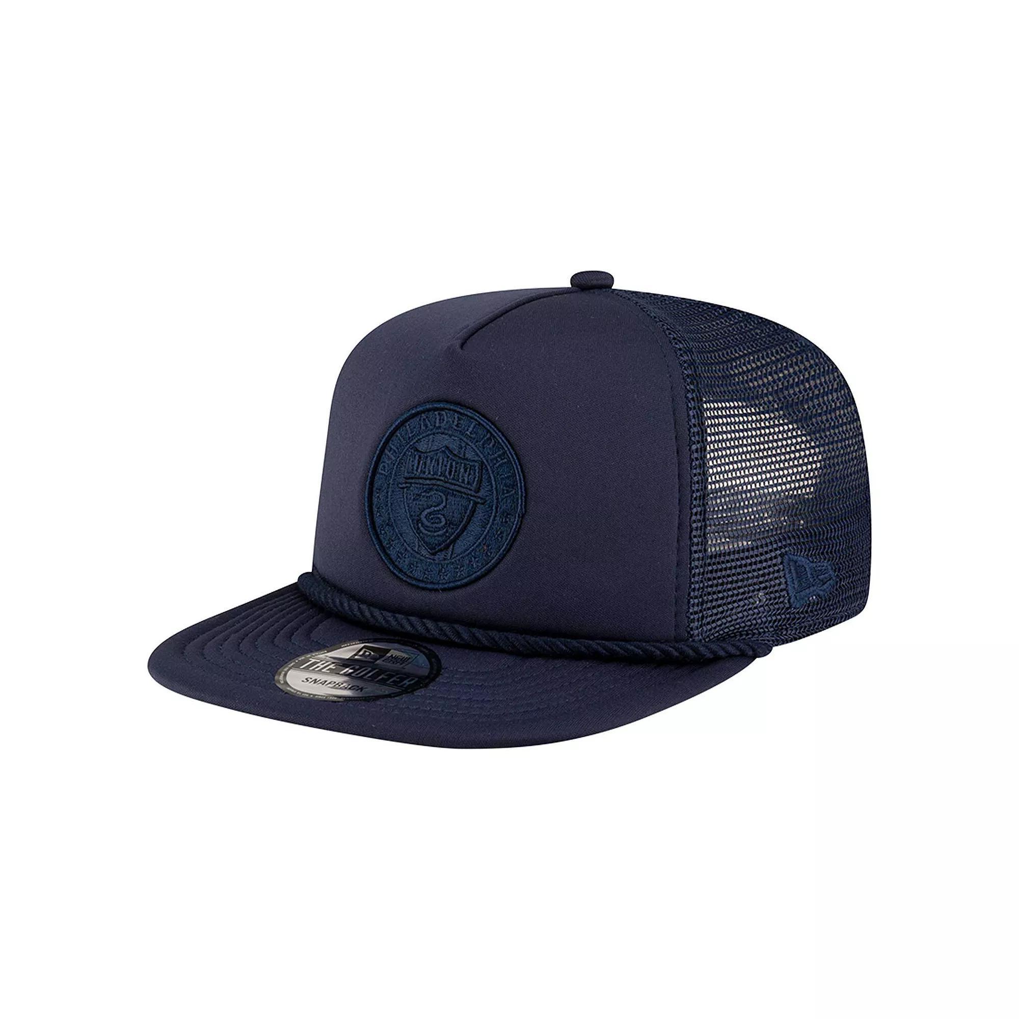 Men's New Era Navy Philadelphia Union Tone Golfer Snapback Hat, Uni Blue Product Image