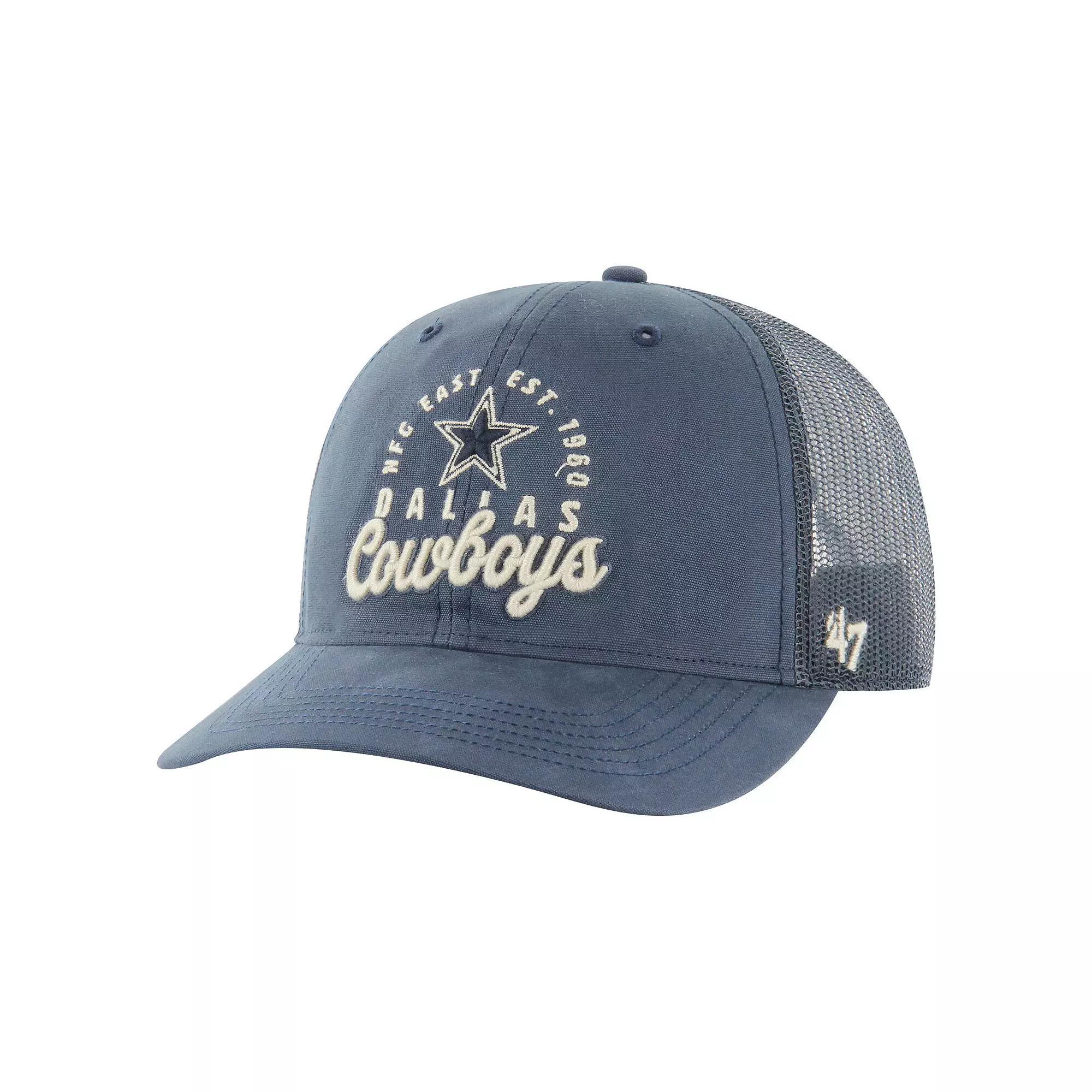 Men's '47 Royal Kansas Jayhawks Pitstop Trucker Adjustable Hat, Blue Product Image