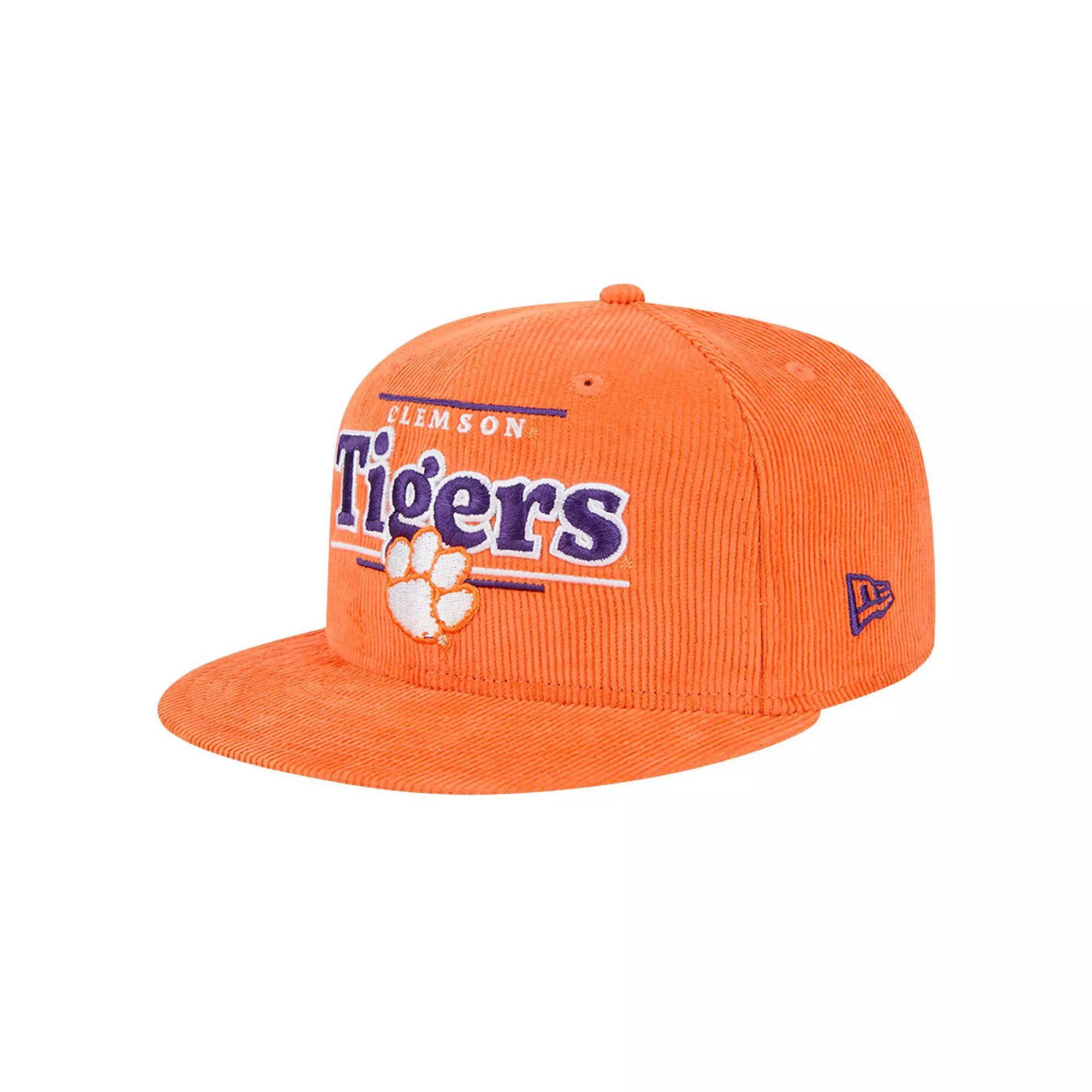 Men's New Era Orange Clemson Tigers Display 9FIFTY Snapback Hat Product Image