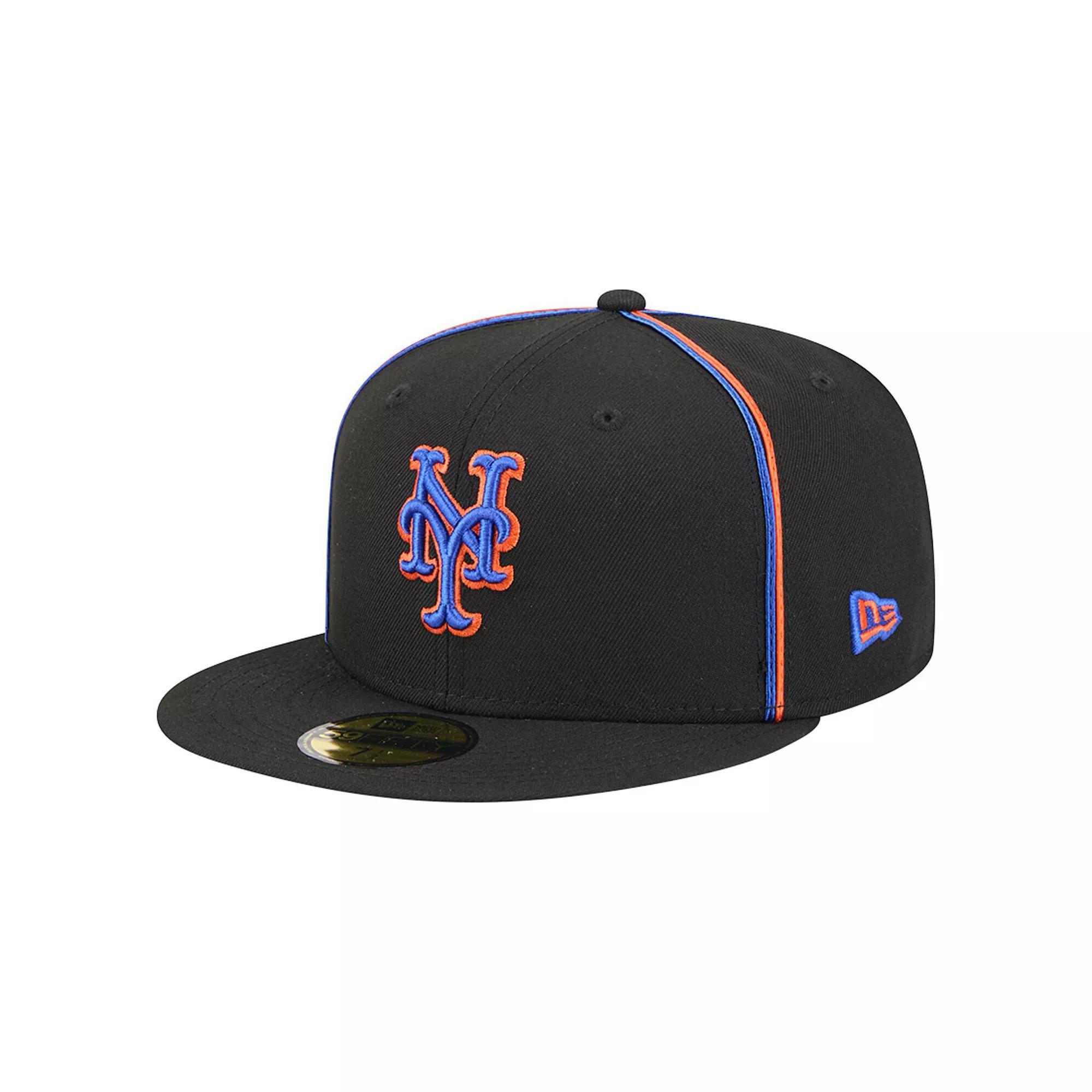 Men's New Era Red Chicago Cubs Lava Highlighter Logo 59FIFTY Fitted Hat,  Product Image