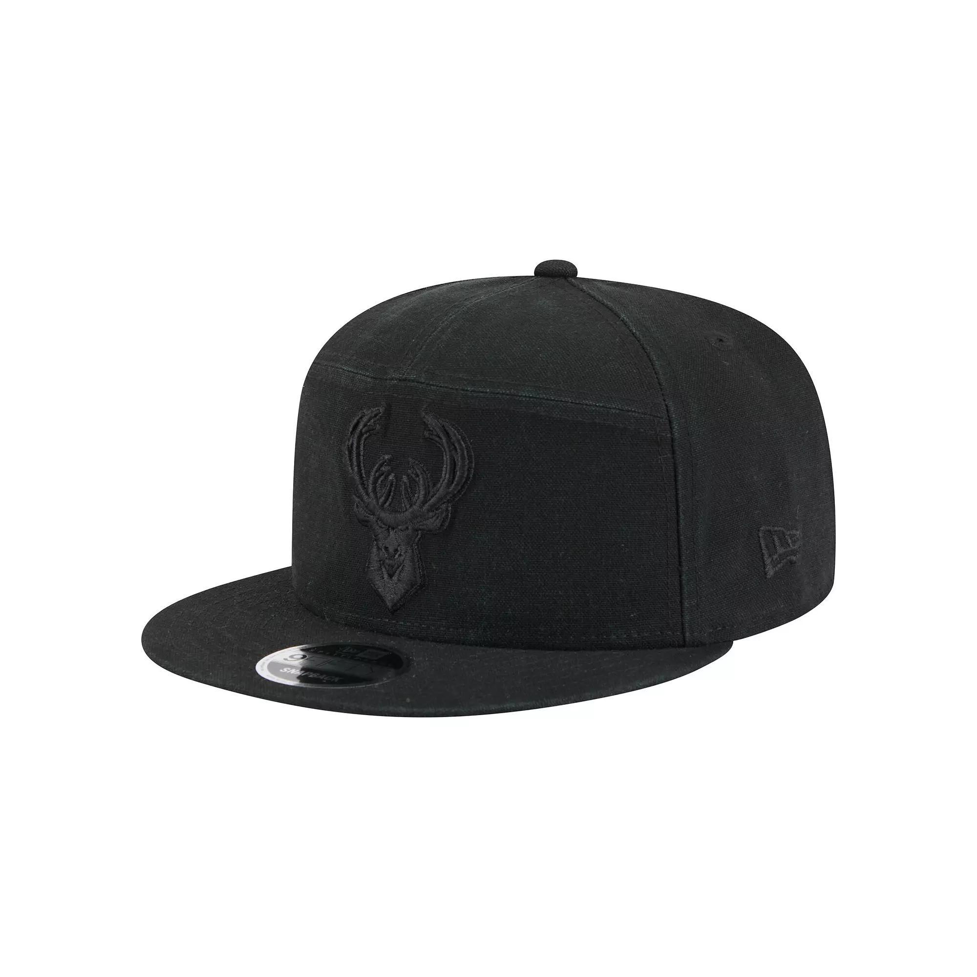 Mens New Era San Antonio Spurs Adventure Canvas Split Panel 9FIFTY Snapback Hat Product Image