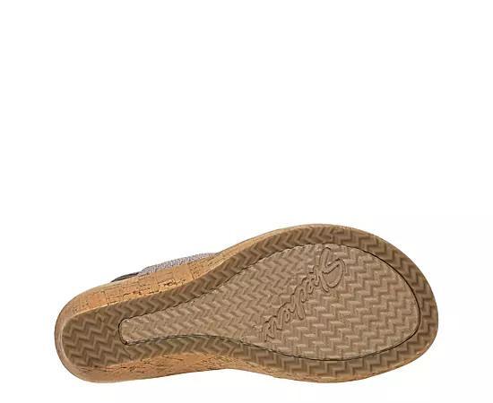 Skechers Womens Beverlee-Sheer Glow Wedge Sandal Product Image