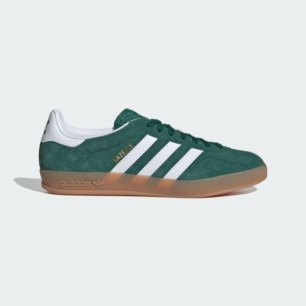 adidas Gazelle Indoor Shoes Olive Strata M 14 / W 15 Unisex Product Image