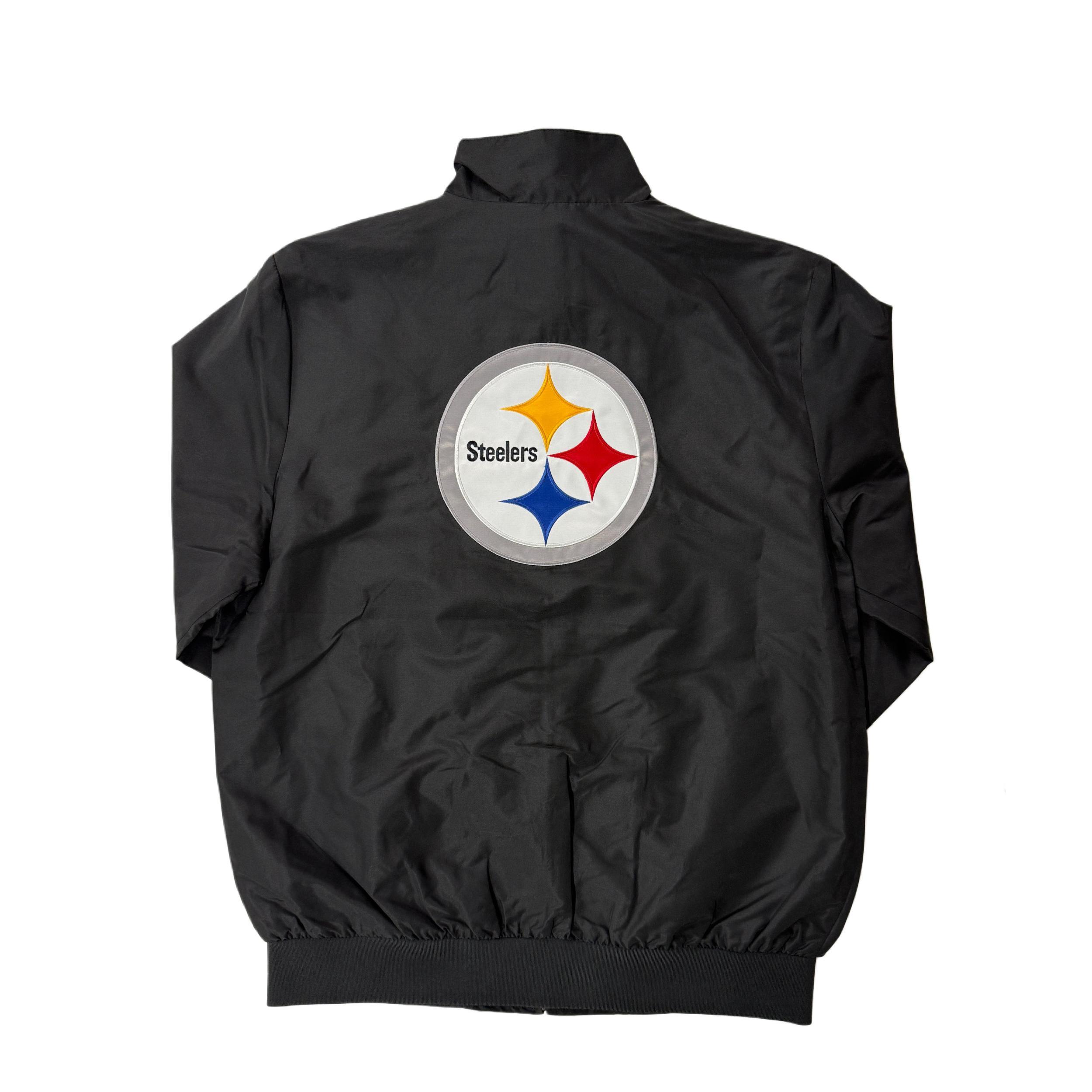 Pittsburgh Steelers Zip Windbreaker with Two Pockets Male Product Image