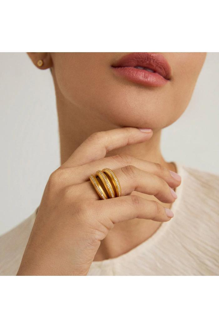 DAUPHINE PAVE STACKING RING Product Image
