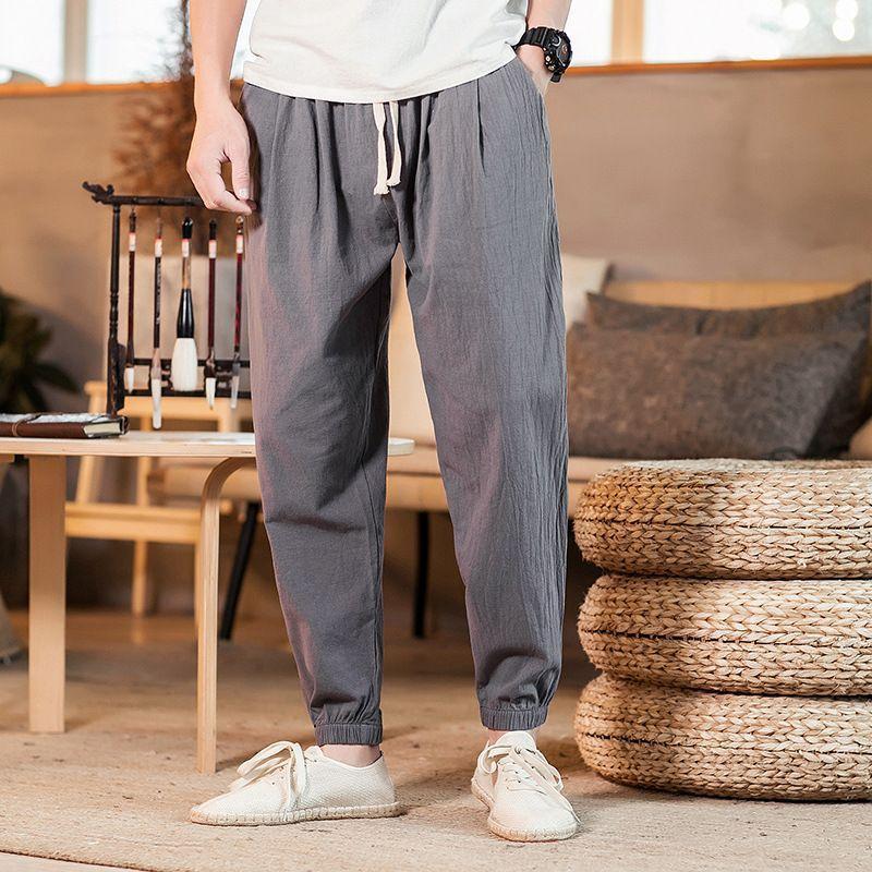 Linen Jogger Pants Product Image