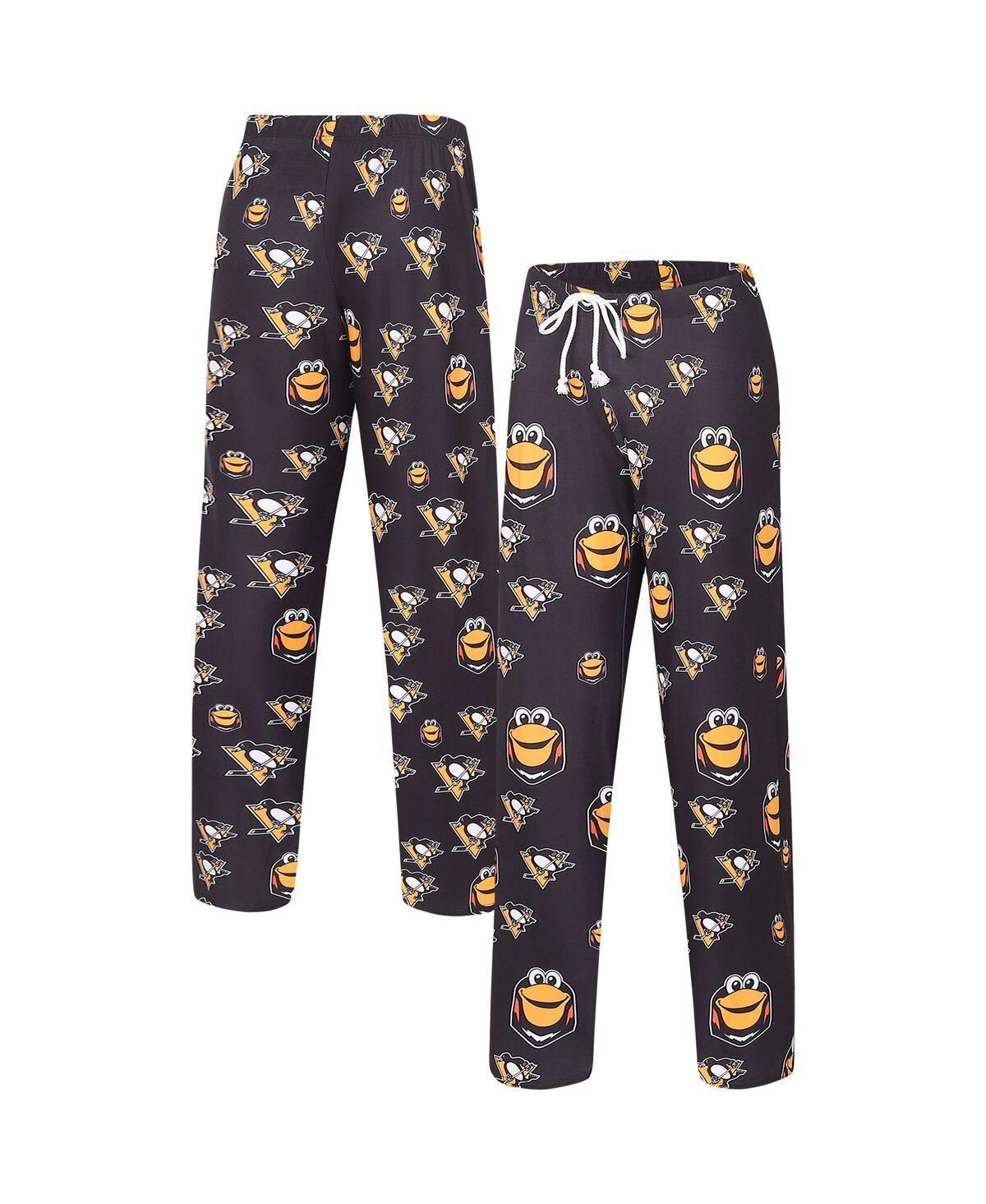 Womens Concepts Sport Pittsburgh Penguins Gauge Allover Print Knit Sleep Pants Product Image