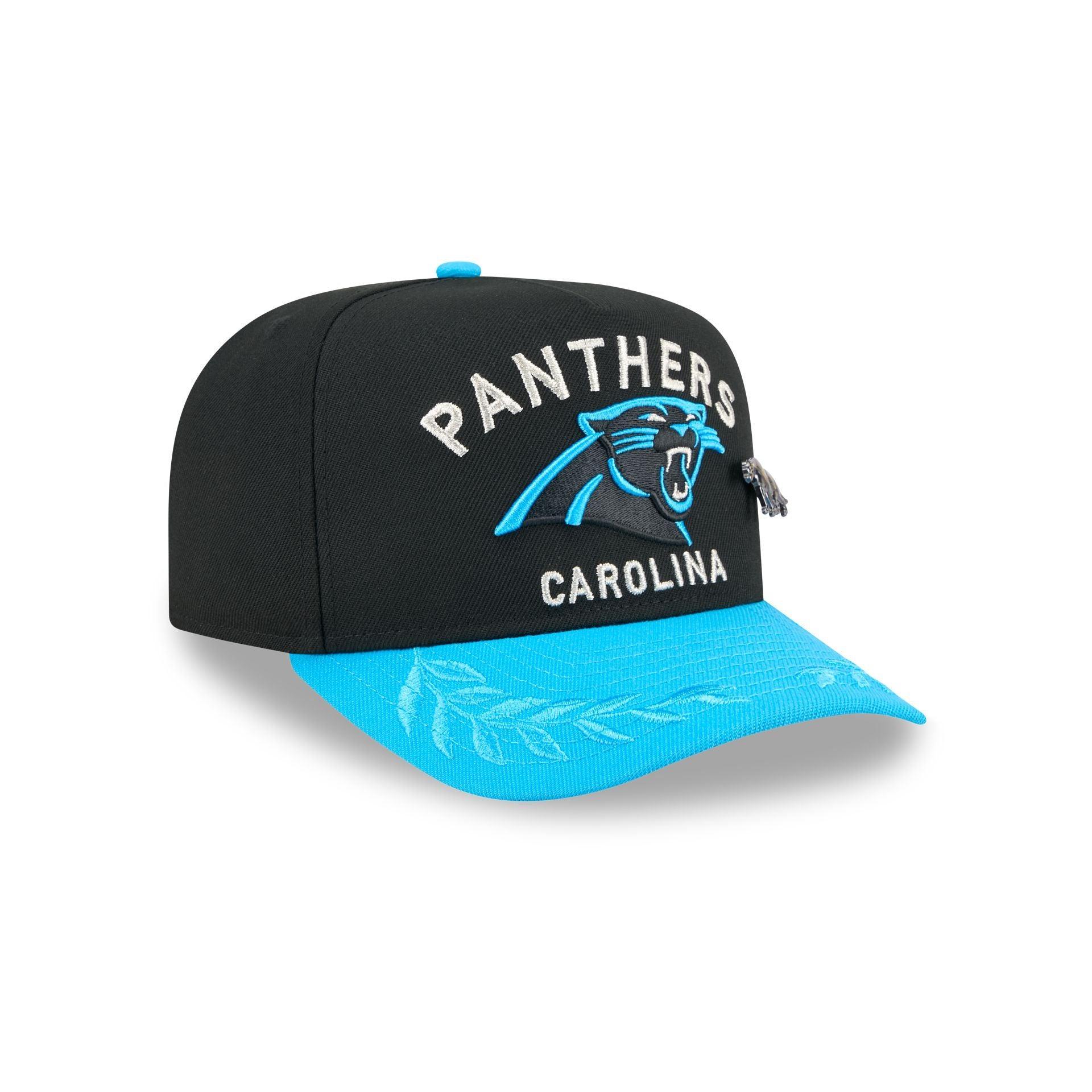 Carolina Panthers 2025 Draft Black 59FIFTY A-Frame Fitted Hat Male Product Image