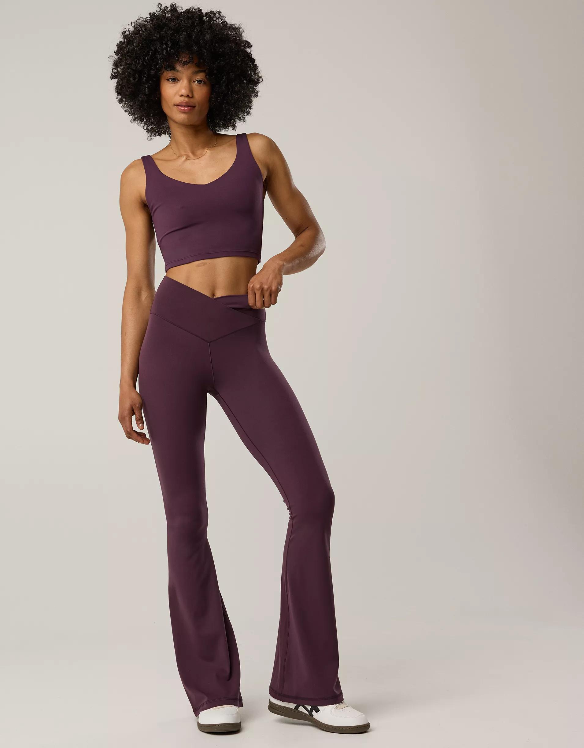 OFFLINE By Aerie Real Me High Waisted Crossover Flare Legging Product Image