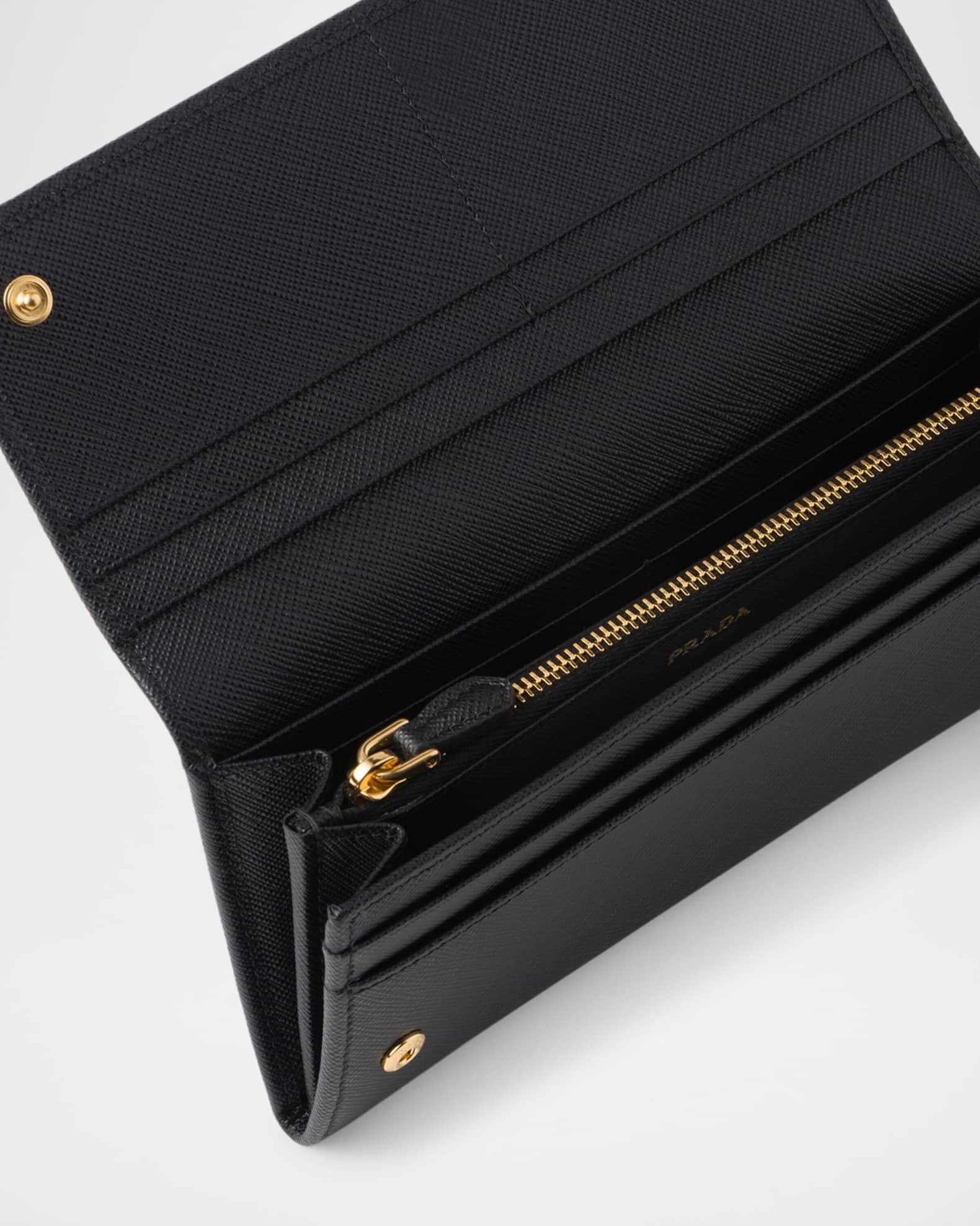 Large Saffiano Leather Flap Wallet Product Image