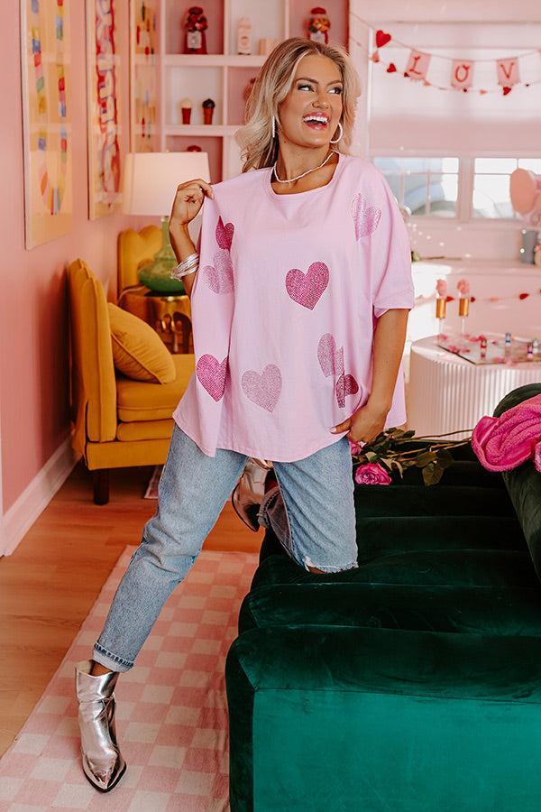 Sweethearts Oversized Embellished Tee Product Image
