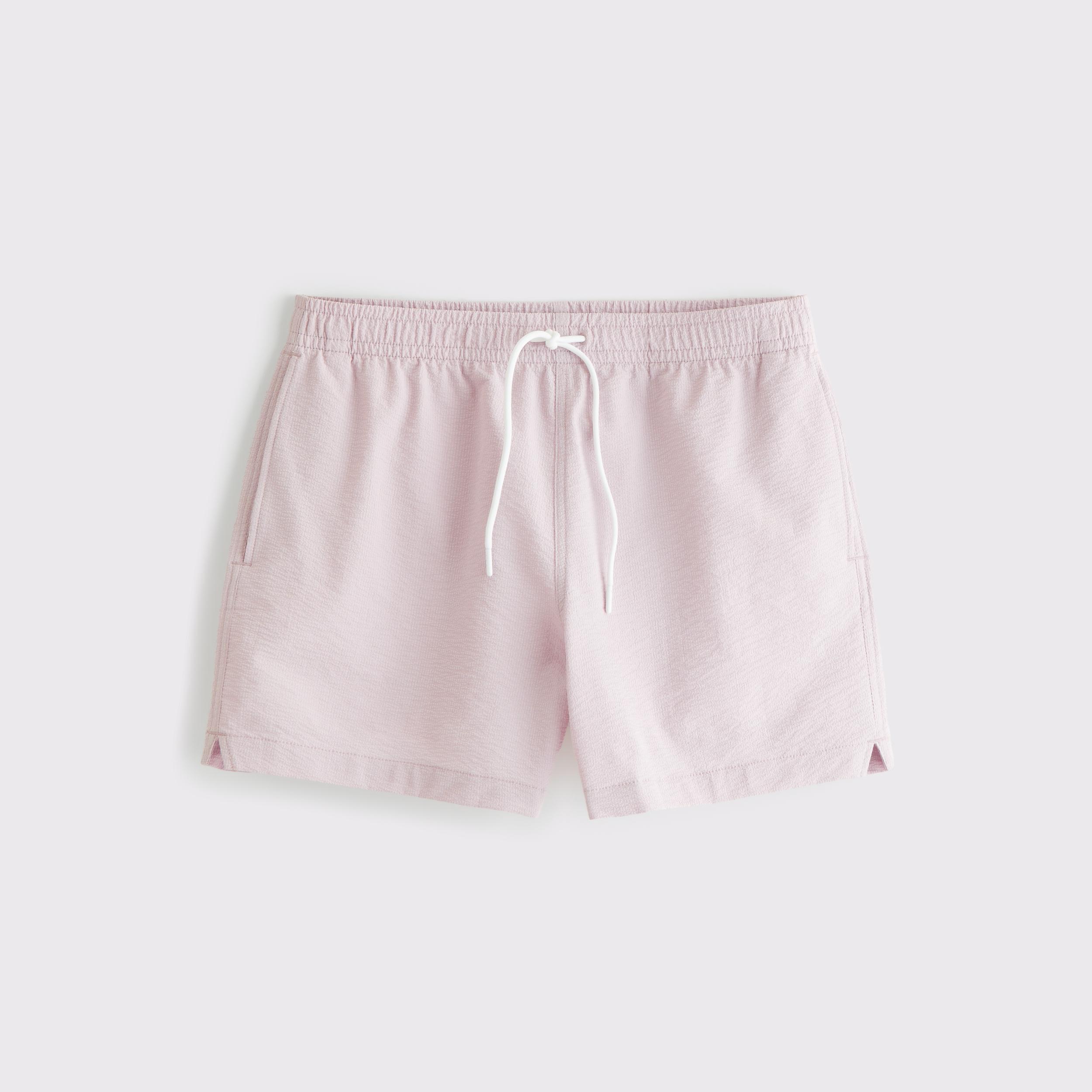 Pull-On Micro-Seersucker Swim Trunk Product Image