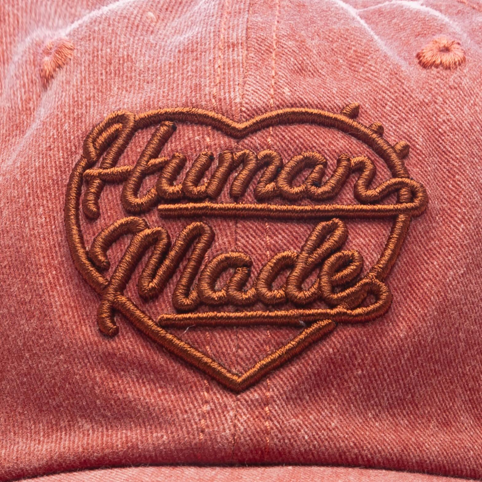 6 Panel Twill Cap #1 - Orange Male Product Image