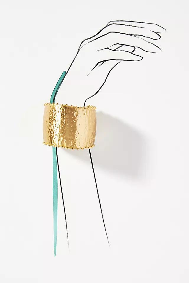 Textured Metal Cuff Bracelet Product Image