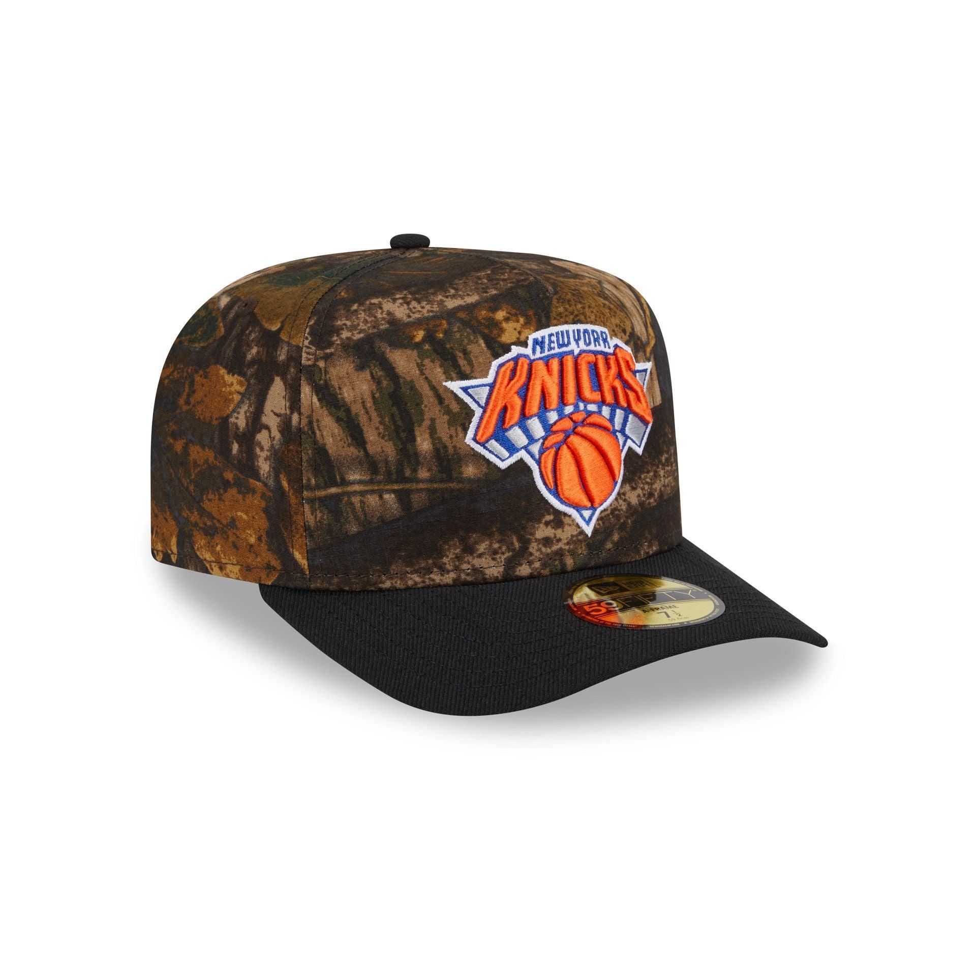 New York Knicks Ripstop Camo 59FIFTY A-Frame Fitted Hat Male Product Image