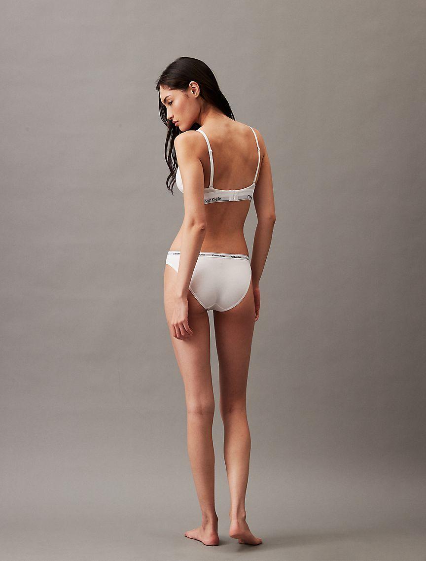 Calvin Klein Womens Modern Logo Bikini - Blue Product Image