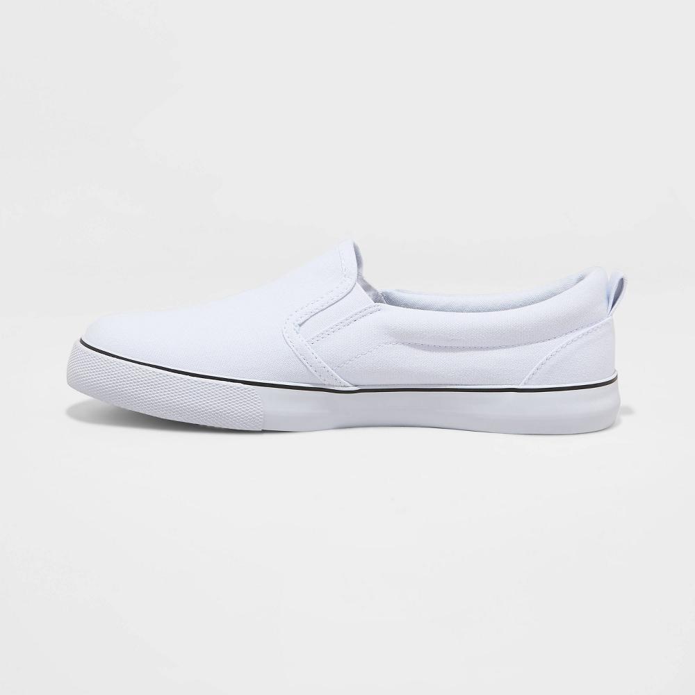 Womens Millie Twin Gore Slip-On Sneakers - A New Day White 11 Product Image