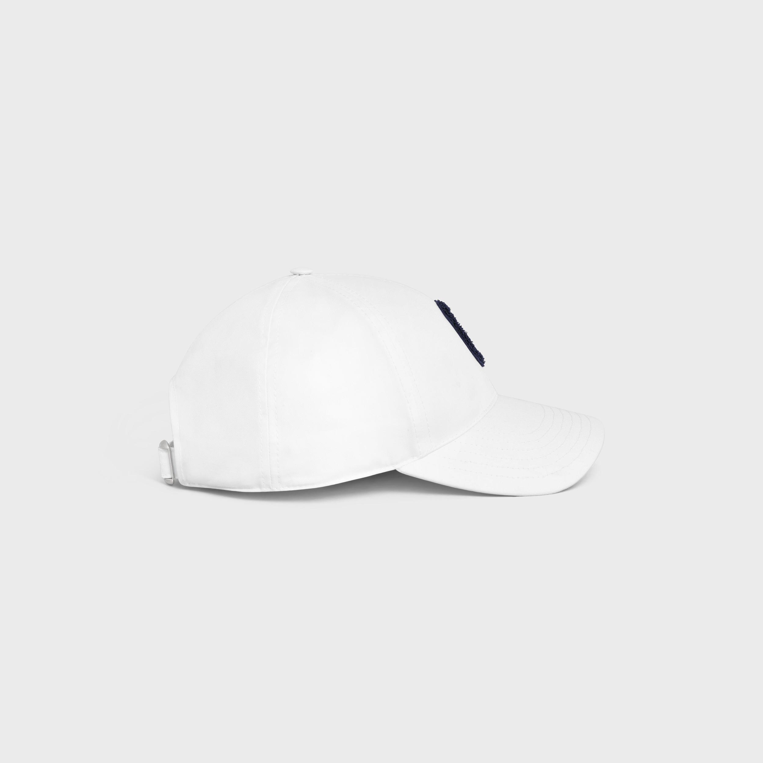 initial baseball cap in cotton Product Image