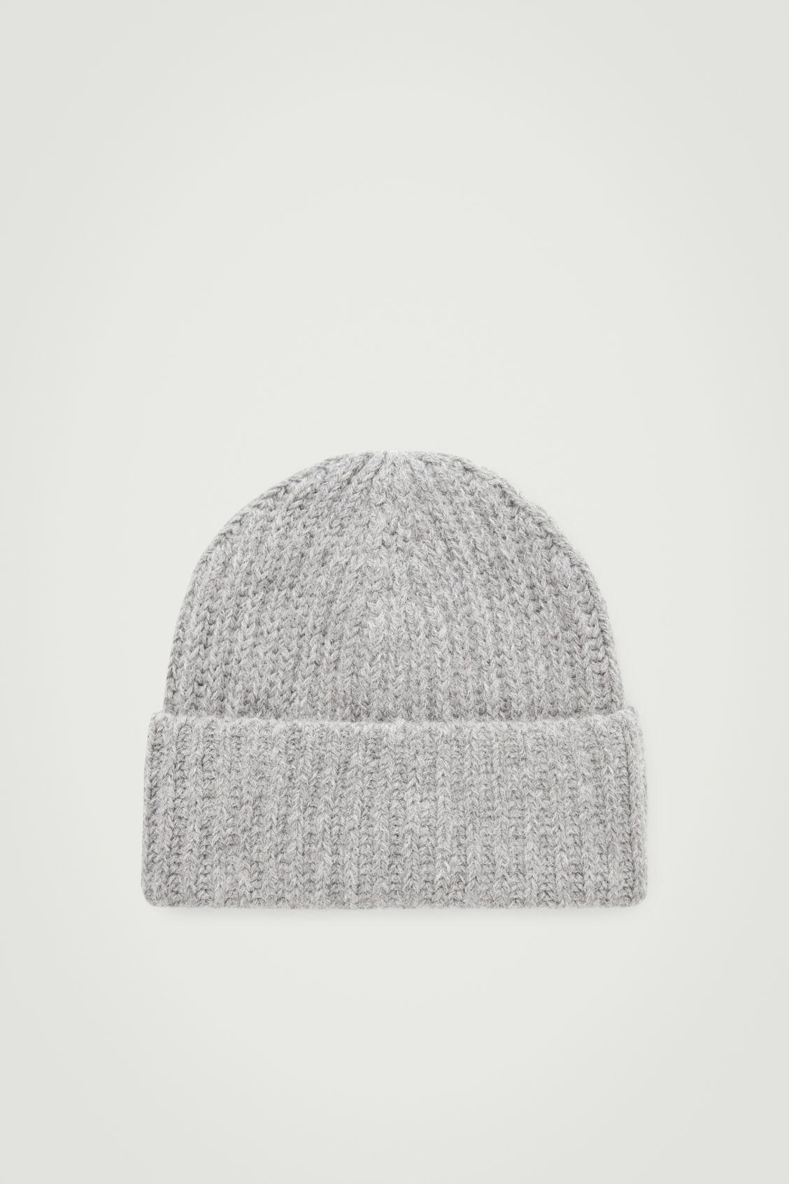 RIBBED ALPACA-BLEND BEANIE Product Image