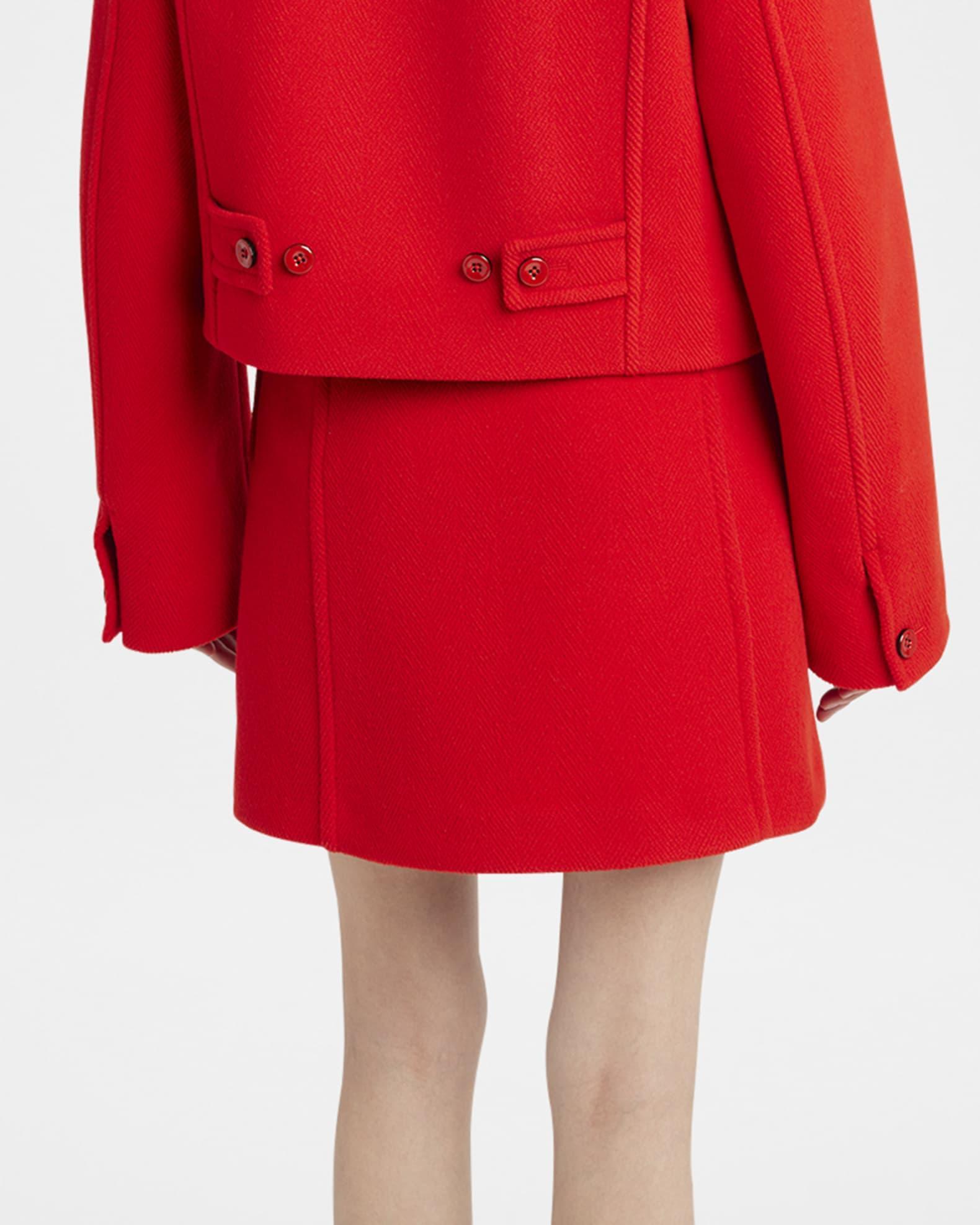 Herringbone Tailored Mini Skirt Product Image