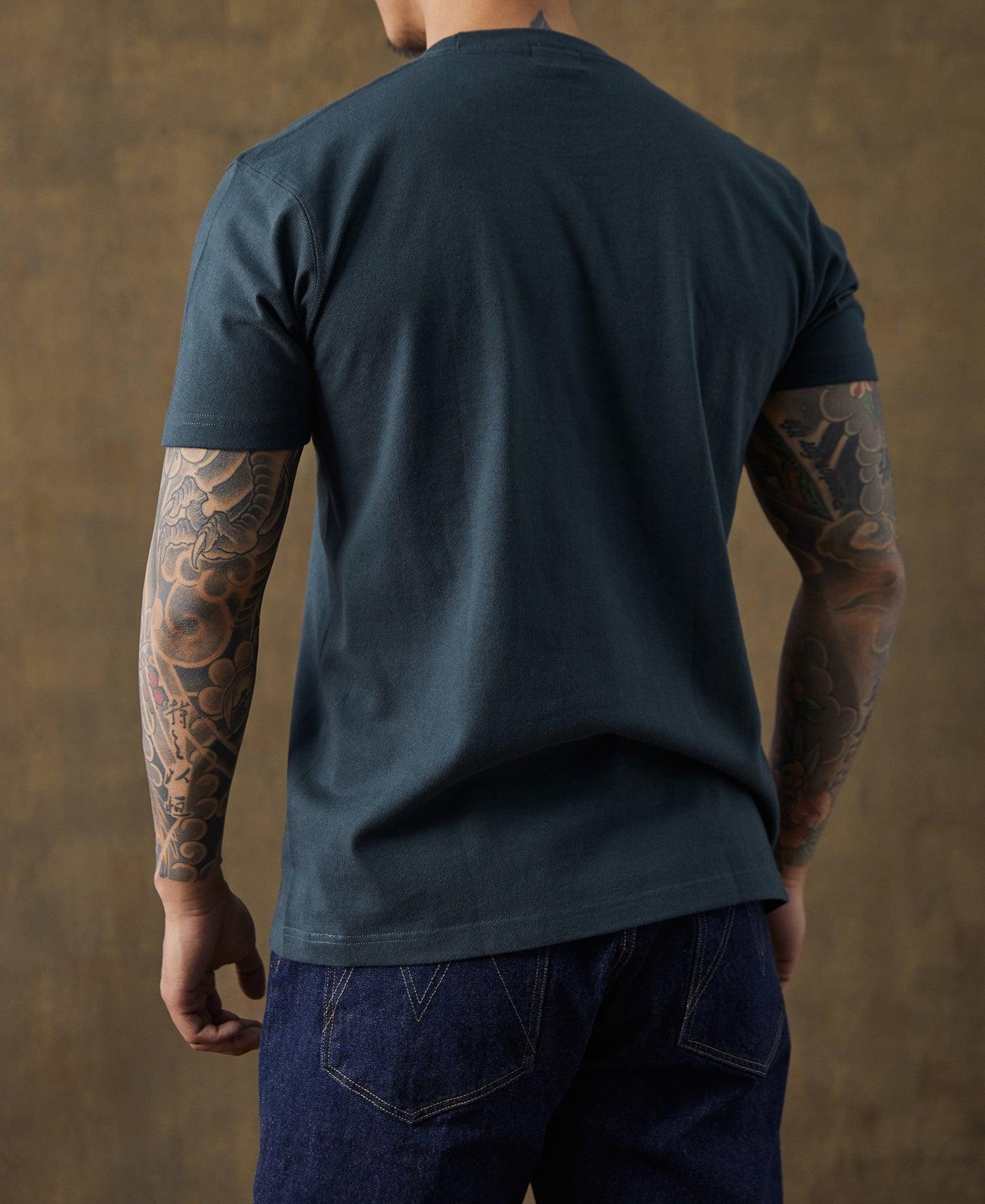 Tribal Dragon Tee. Black. Male Product Image