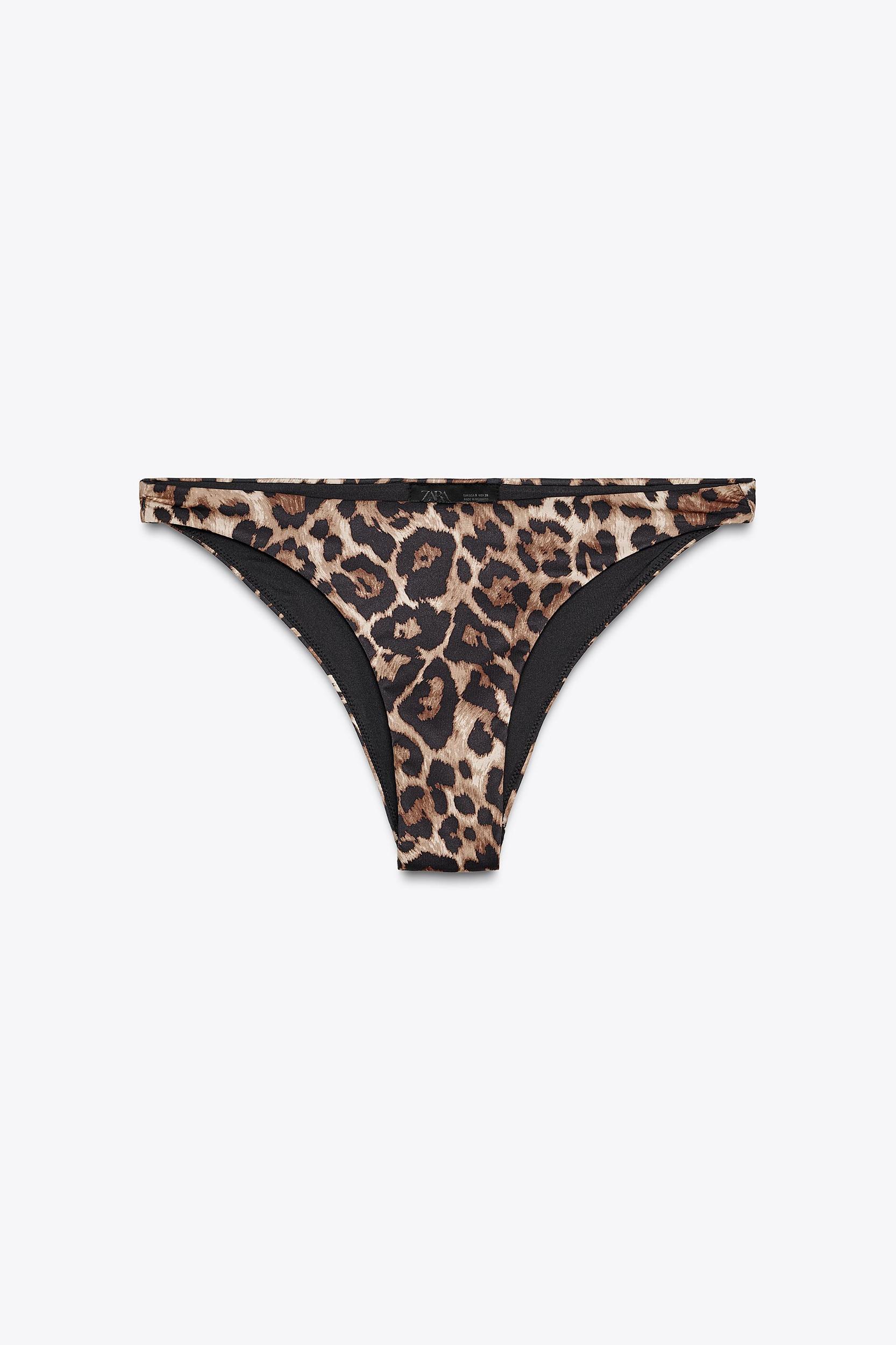 ANIMAL PRINT UNDERWIRE BIKINI TOP Product Image