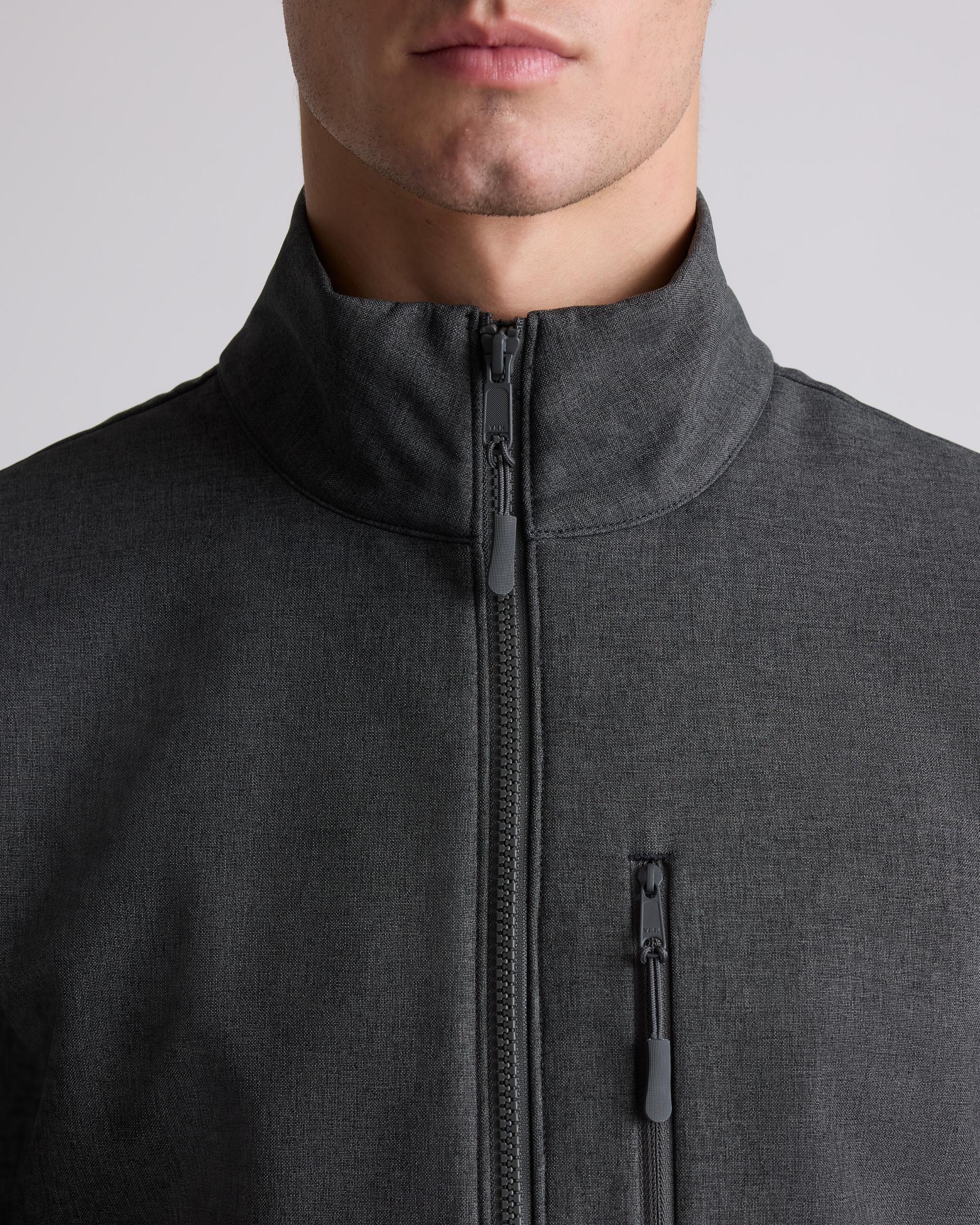 Quince | Men's Softshell Fleece-Lined Full-Zip Jacket Recycled Polyester Product Image