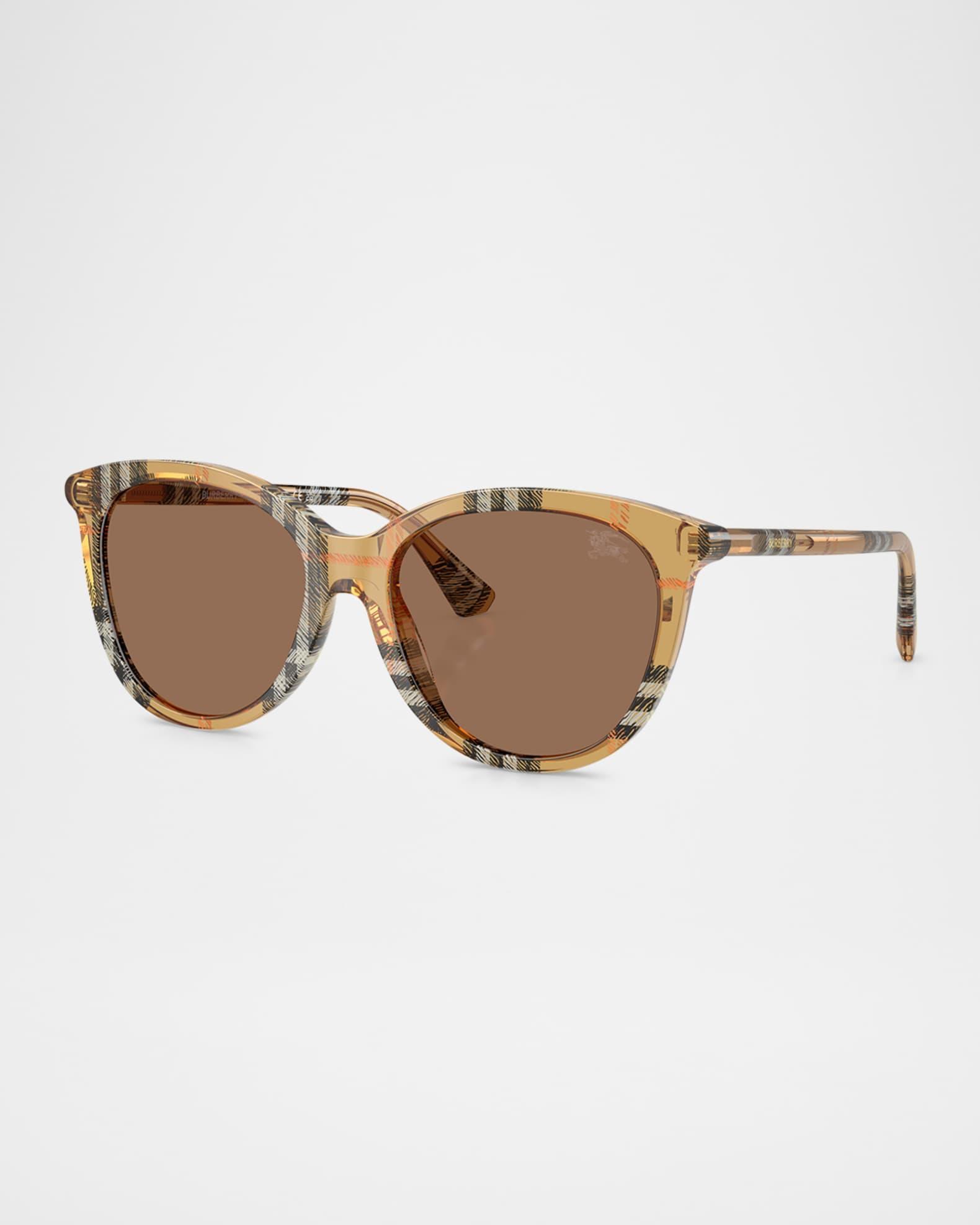 BE4455F Round Acetate Sunglasses Product Image