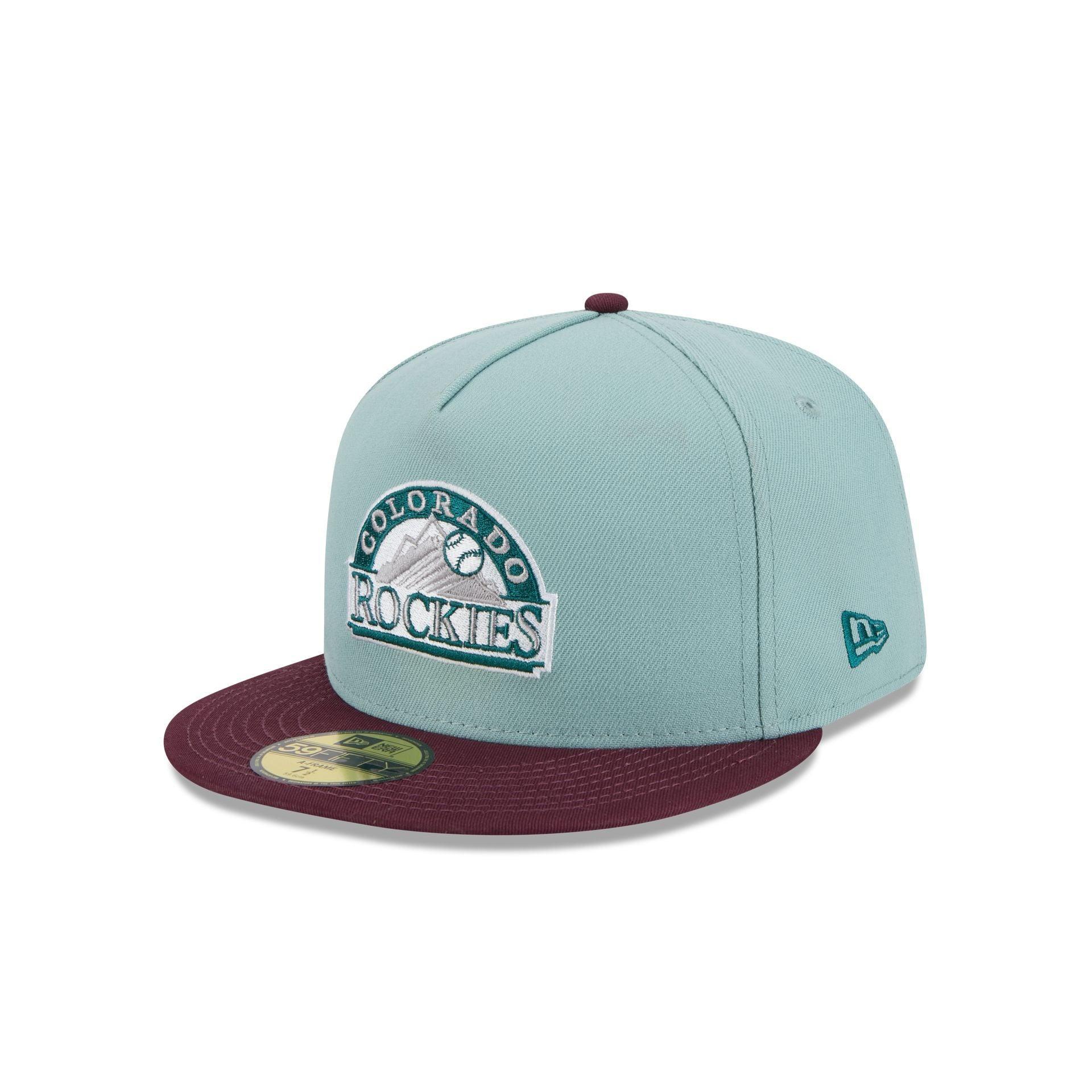 Colorado Rockies Beach Kiss Blue 59FIFTY A-Frame Fitted Hat Male Product Image