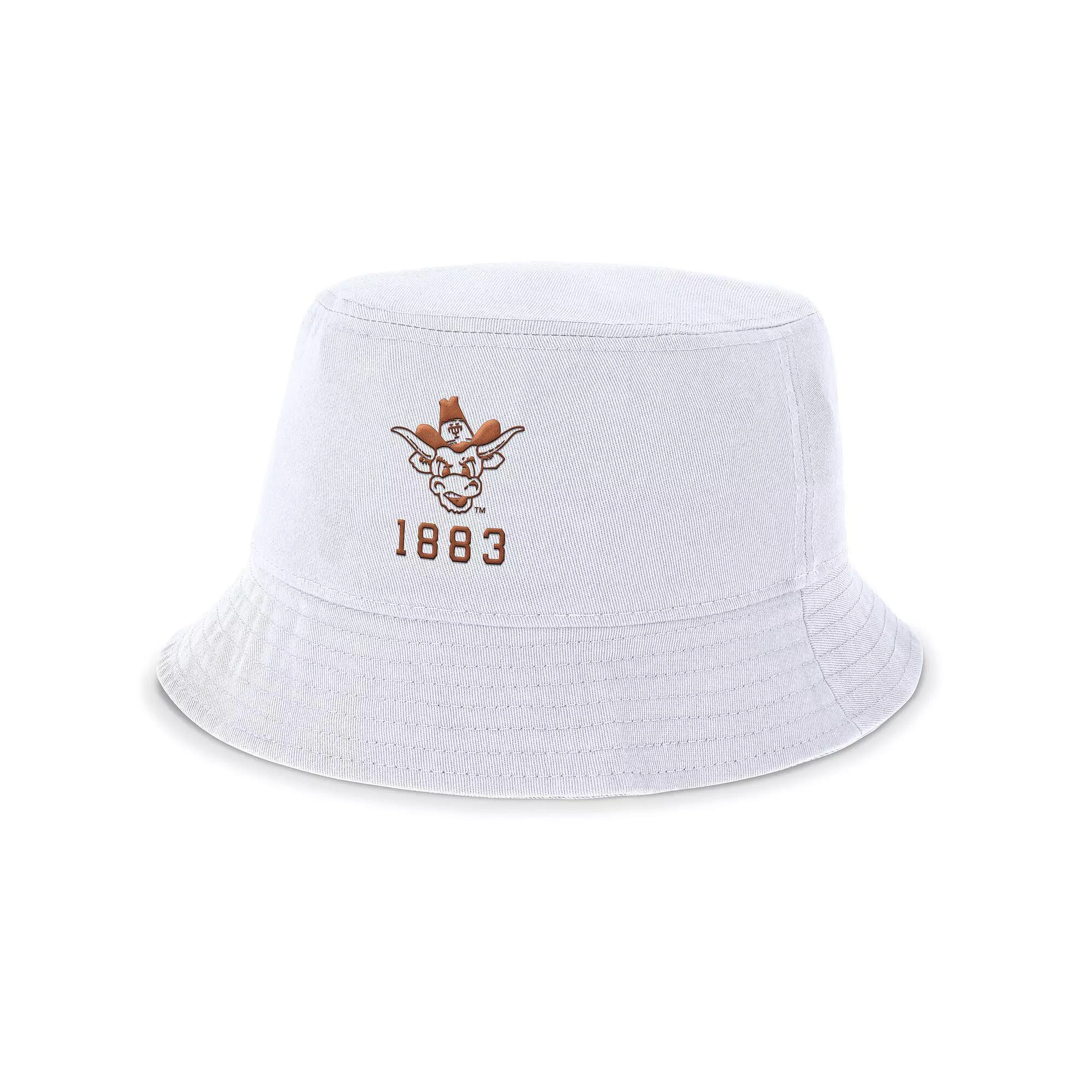 Men's Nike White Texas Longhorns Legacy Apex Bucket Hat,  Product Image