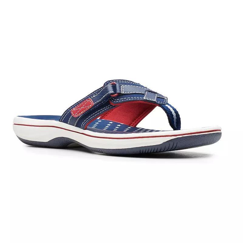 Clarks Breeze Sea Cloudstepper Womens Flip Flop Sandals Product Image