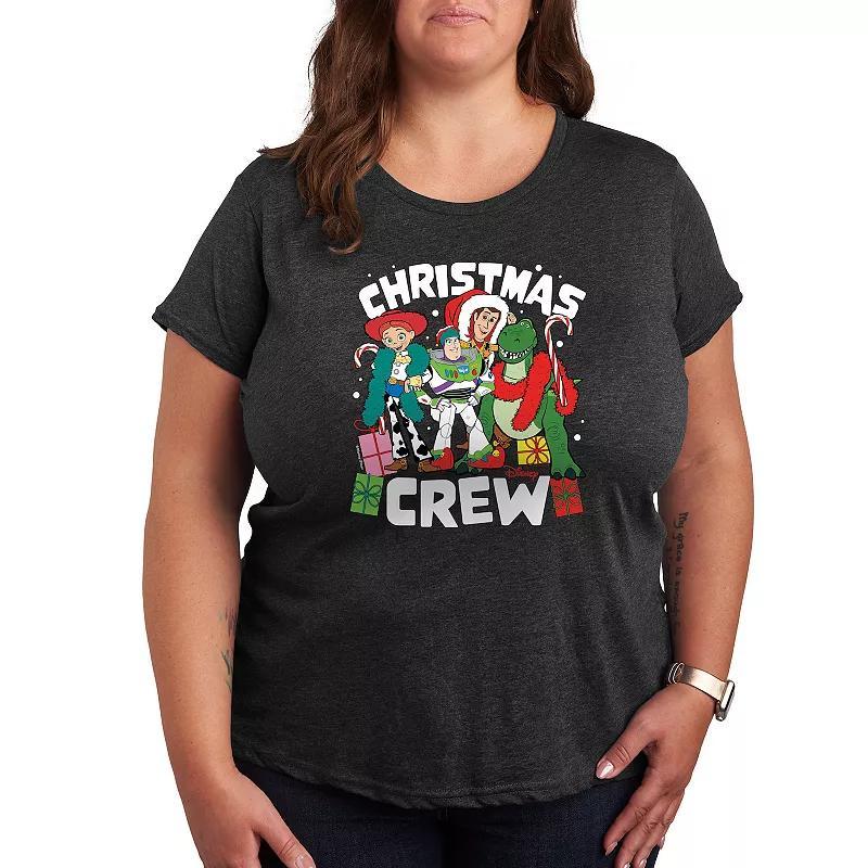 Disney / Pixars Toy Story Womens Christmas Crew Graphic Tee, Girls Product Image