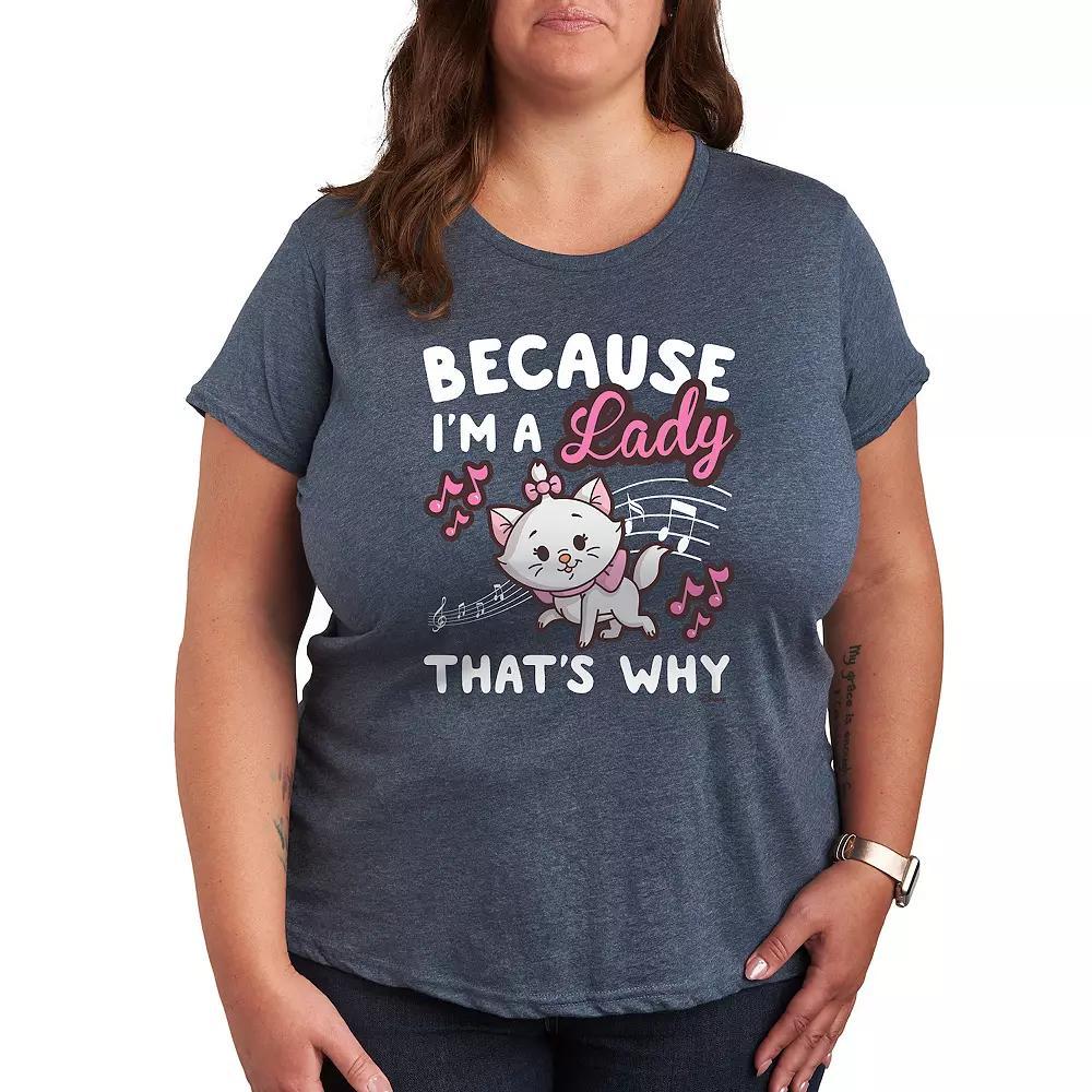 Disney's The Aristocats Marie Plus I'm A Lady Graphic Tee, Women's,  Product Image