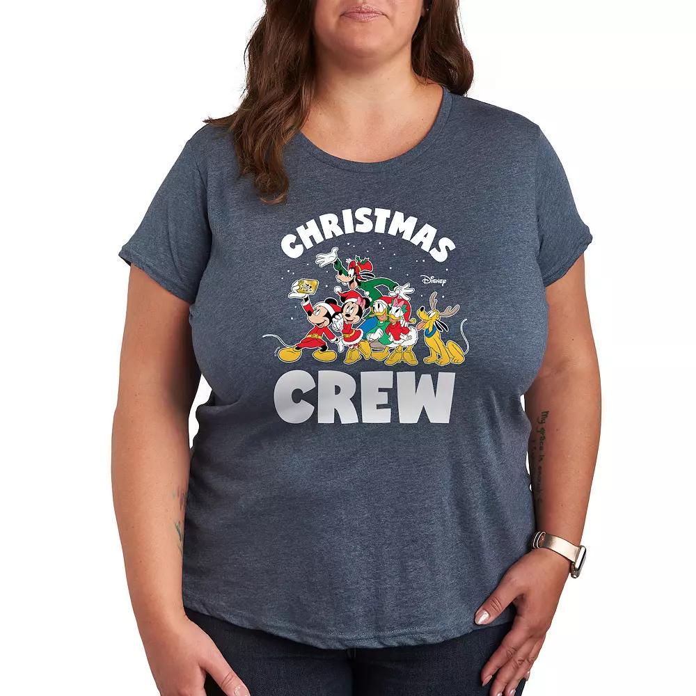 Disney's Mickey Mouse & Friends Plus Christmas Crew Graphic Tee, Women's,  Product Image