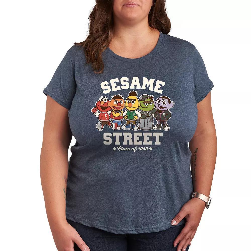 Plus Sesame Street Collegiate Graphic Tee, Women's,  Product Image