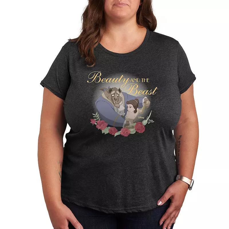 Disney's Mickey & Minnie Mouse Plus Wishes Irish Kisses Graphic Tee, Women's, Size: 4XL, Heather Grey Product Image