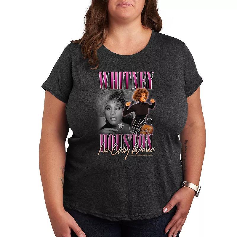Plus Whitney Houston Every Woman Graphic Tee, Women's,  Product Image