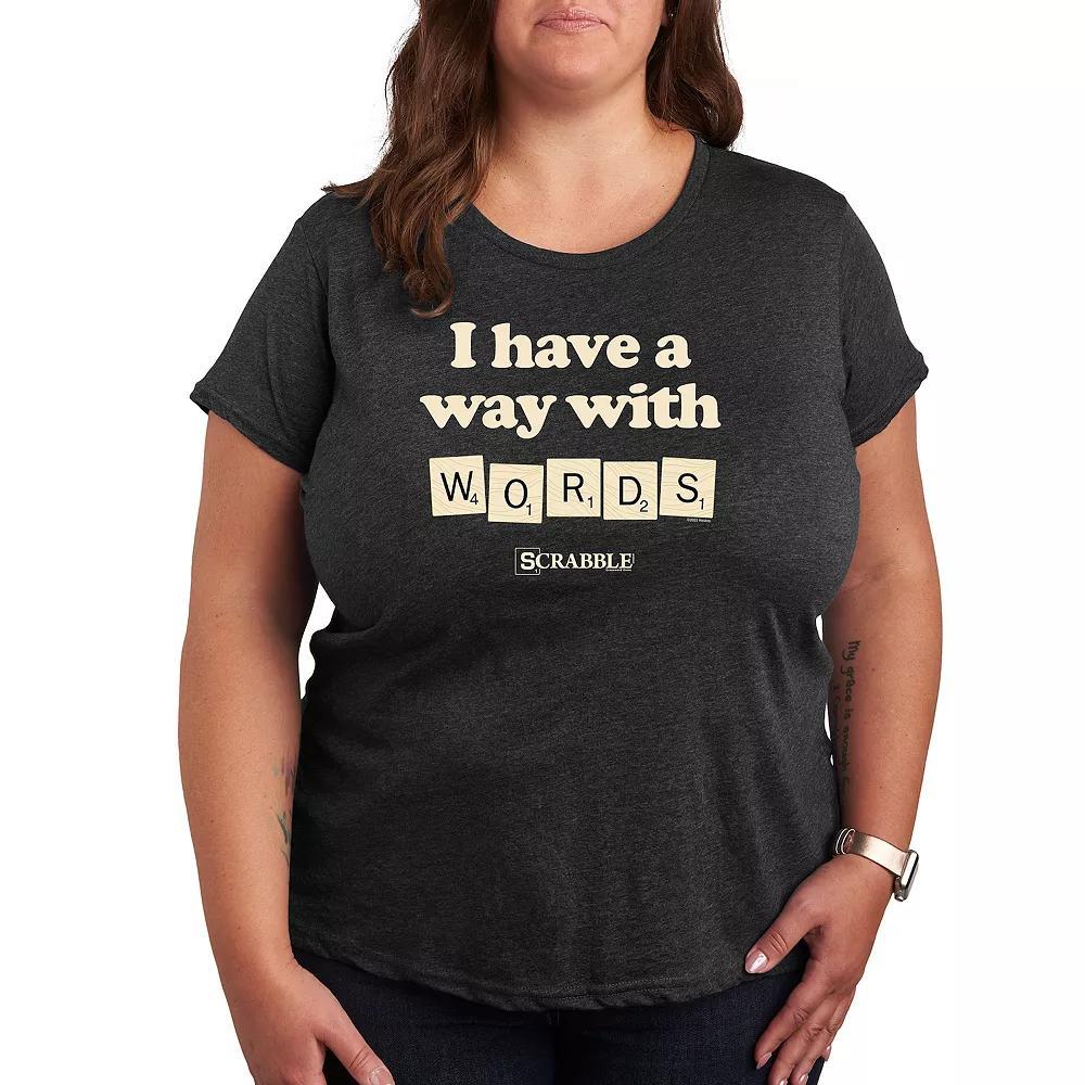 Plus Scrabble Way With Words Graphic Tee by Hasbro, Women's,  Product Image