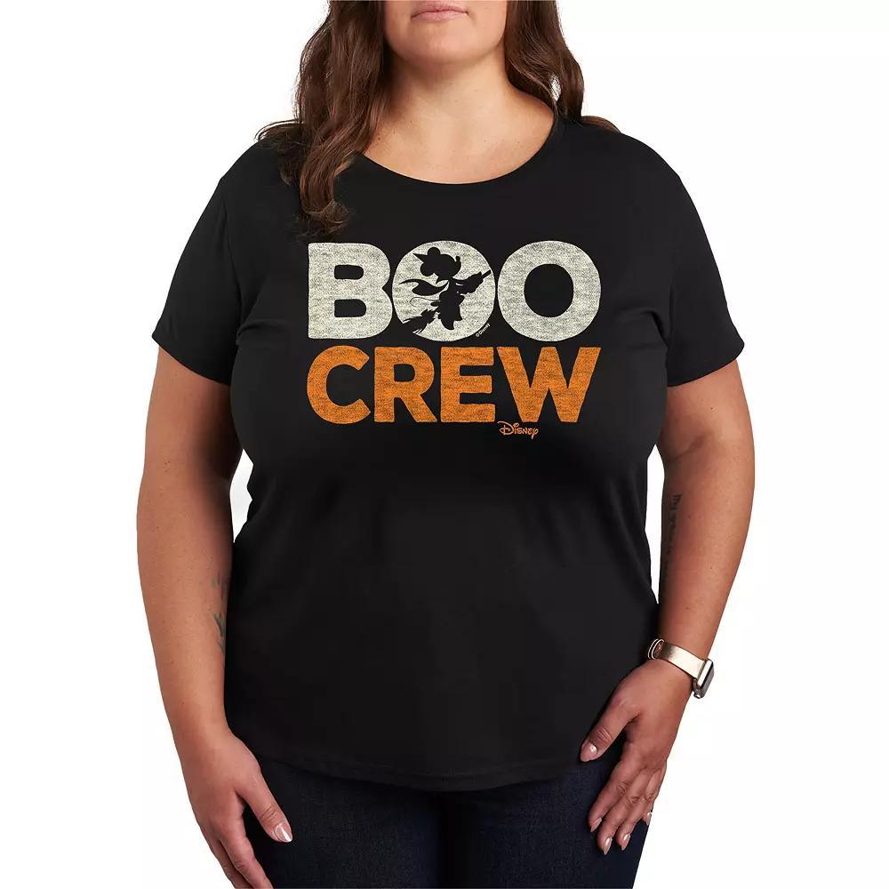 Disney's Minnie Mouse Plus Size Boo Crew Graphic Tee, Women's, Size: 3XL, Black Product Image