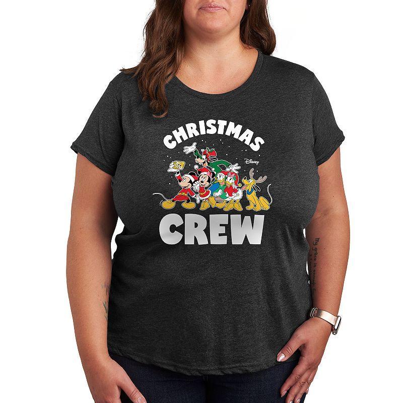 Disney's Mickey Mouse & Friends Plus Christmas Crew Graphic Tee, Women's,  Product Image