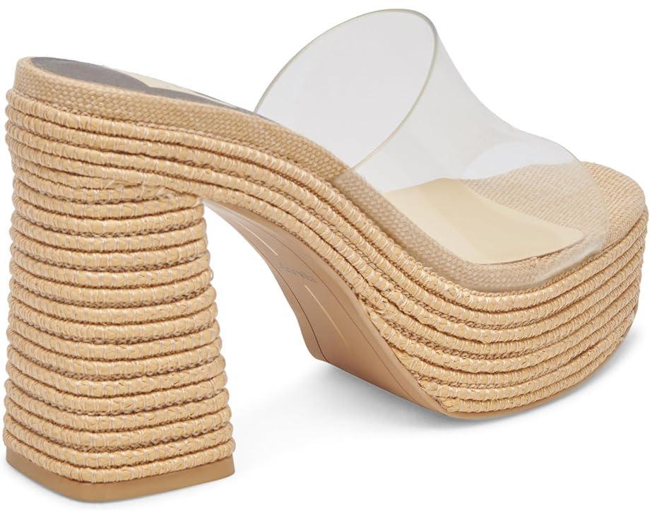 Adorned Metallic Raffia Slide Sandal Product Image