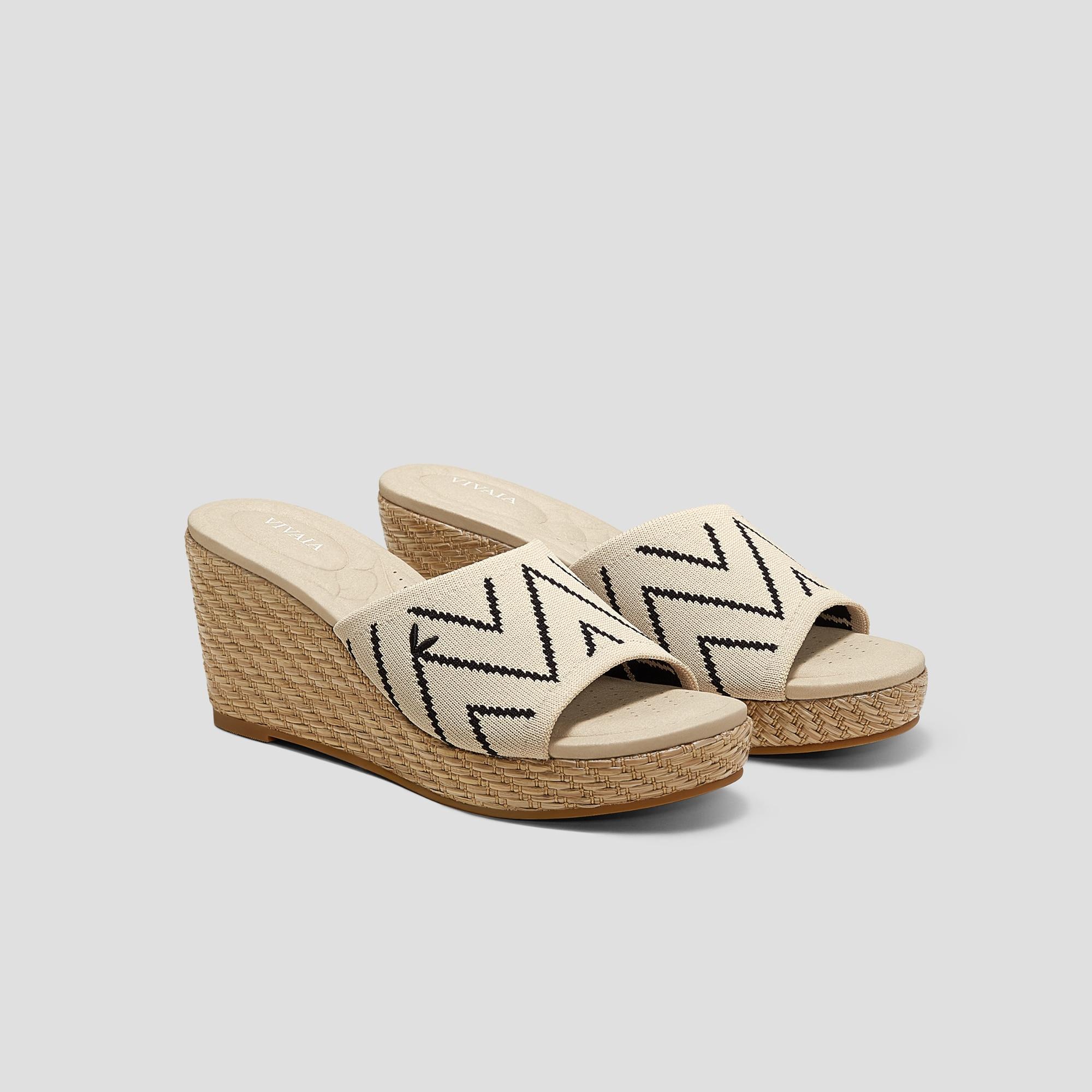 Round-toe Wedge Sandals (Stacey Pro) Product Image