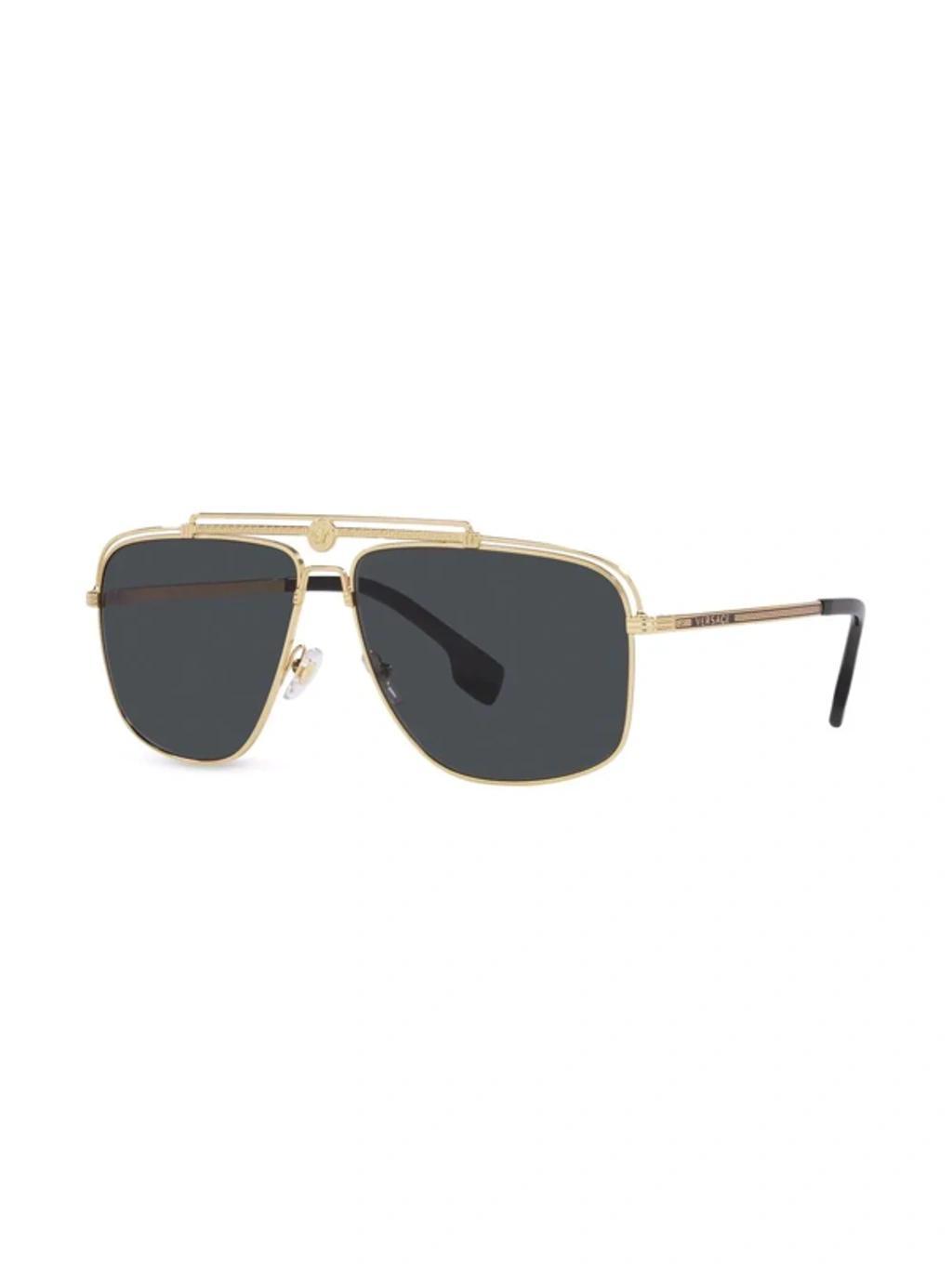 Mens Rimick 50MM Round Solid Sunglasses Product Image