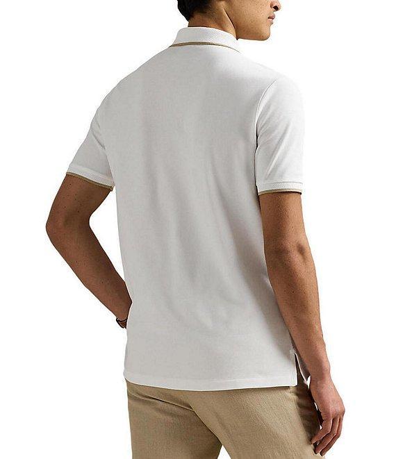 Polo Ralph Lauren Classic Fit Stretch Mesh Zip Short Sleeve Polo Shirt Product Image