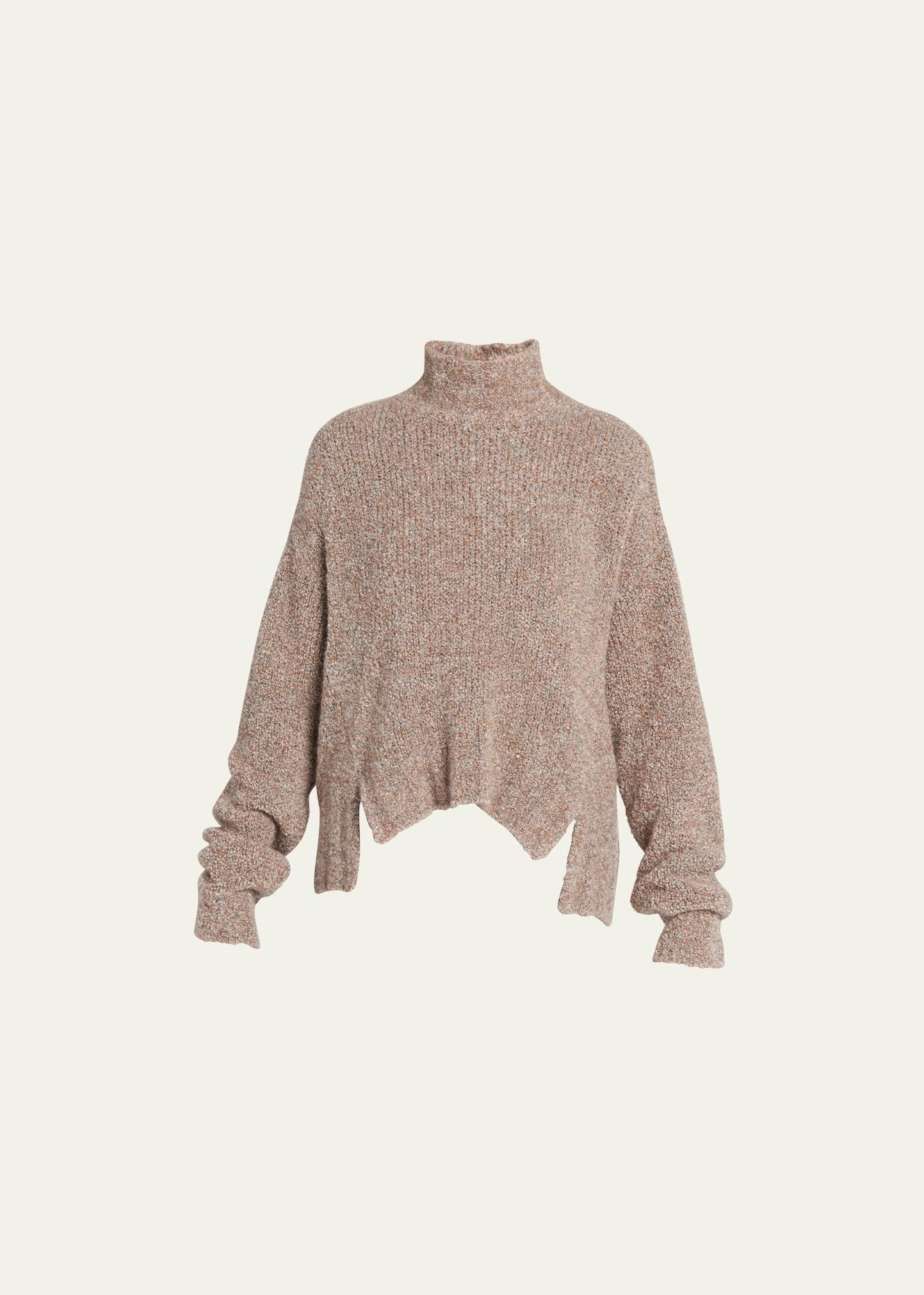 Cashmere Silk Boucle Turtleneck Product Image